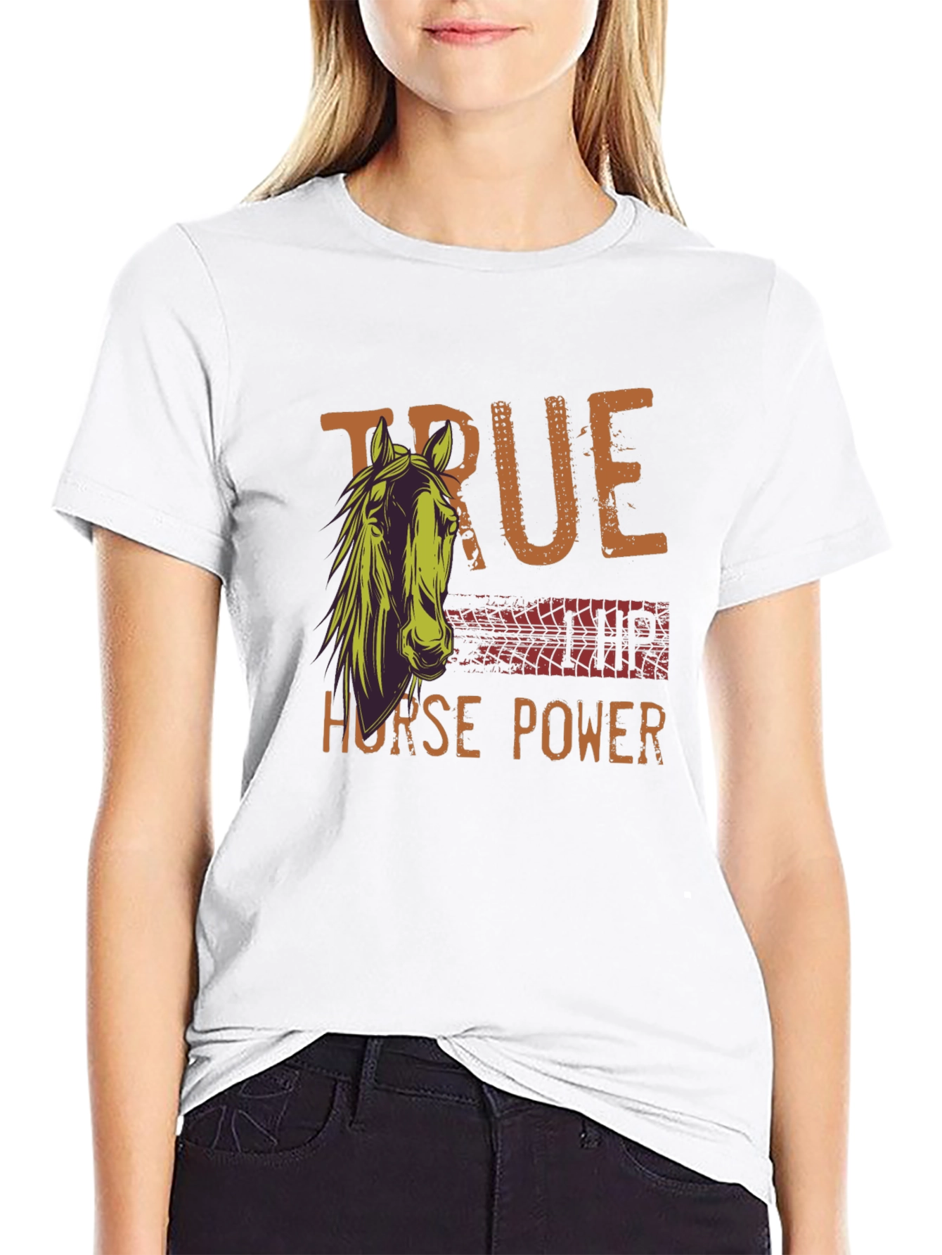 True Horse Power Graphic Tee - Black