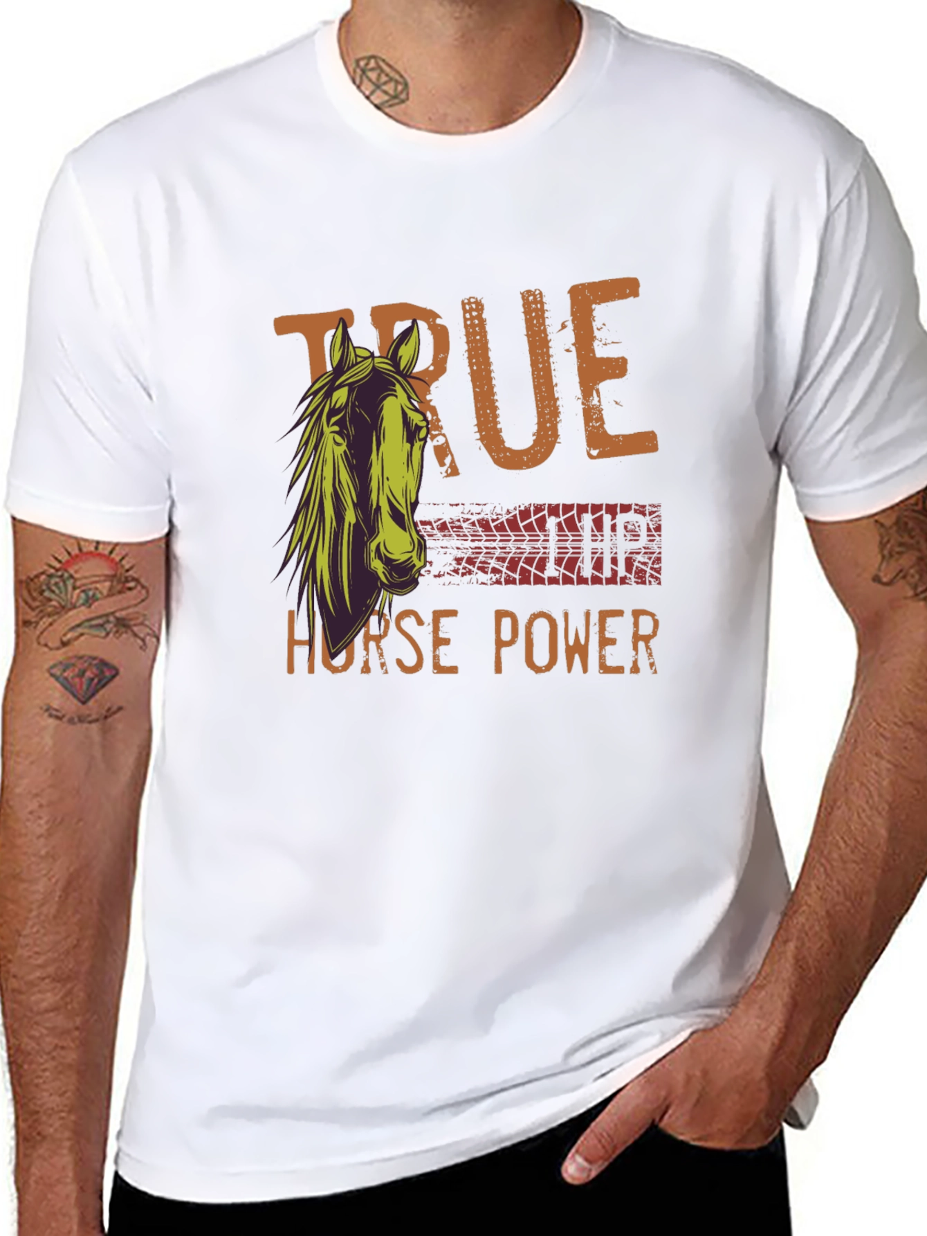 True Horse Power Graphic Tee - Black