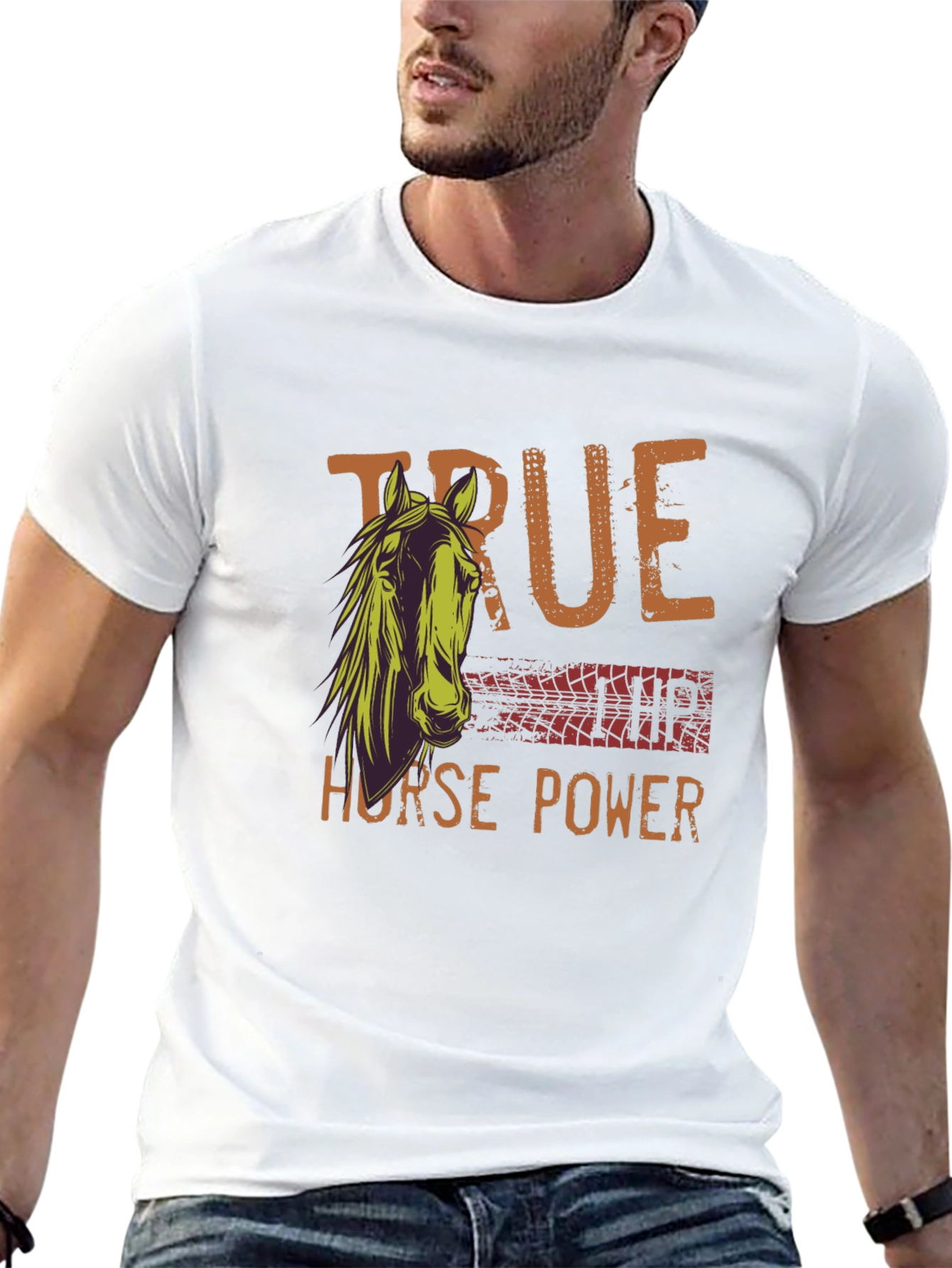 True Horse Power Graphic Tee - Black