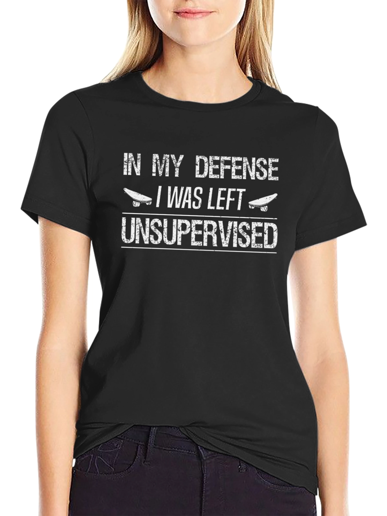 Funny In My Defense Skateboard T-Shirt