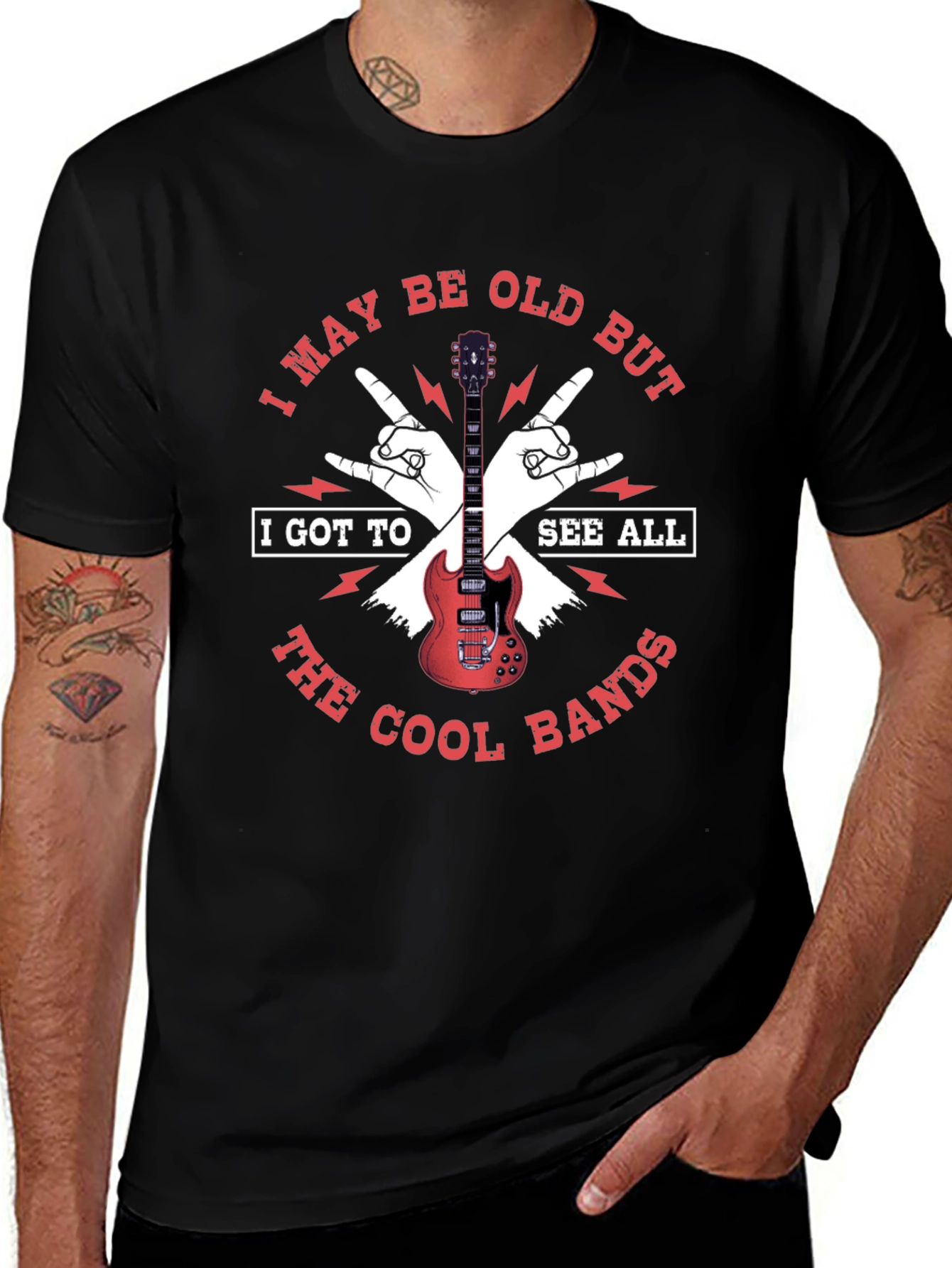 Cool Bands T-Shirt - Rock and Roll Music Tee