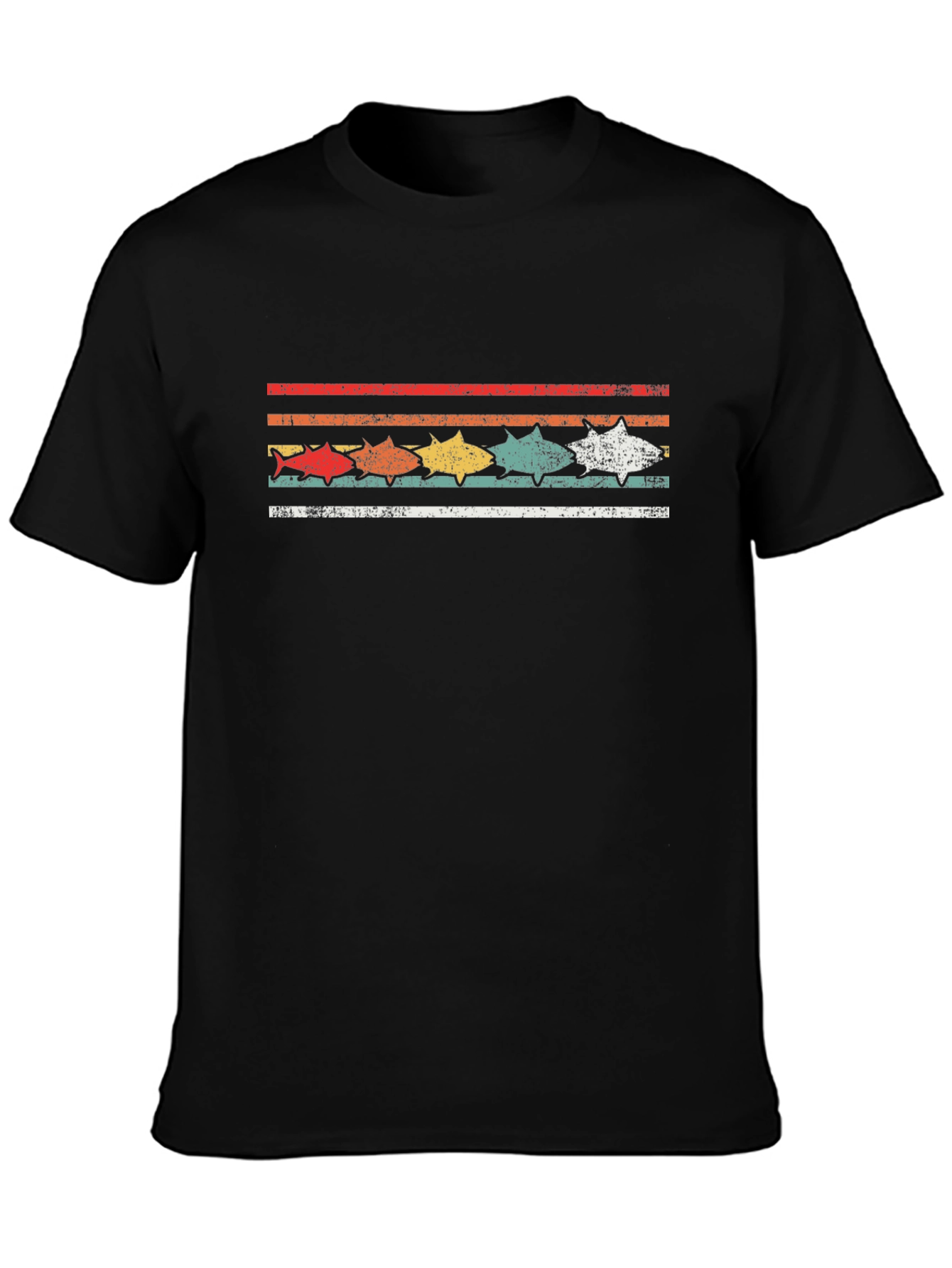 Retro Tuna Fish Graphic T-Shirt