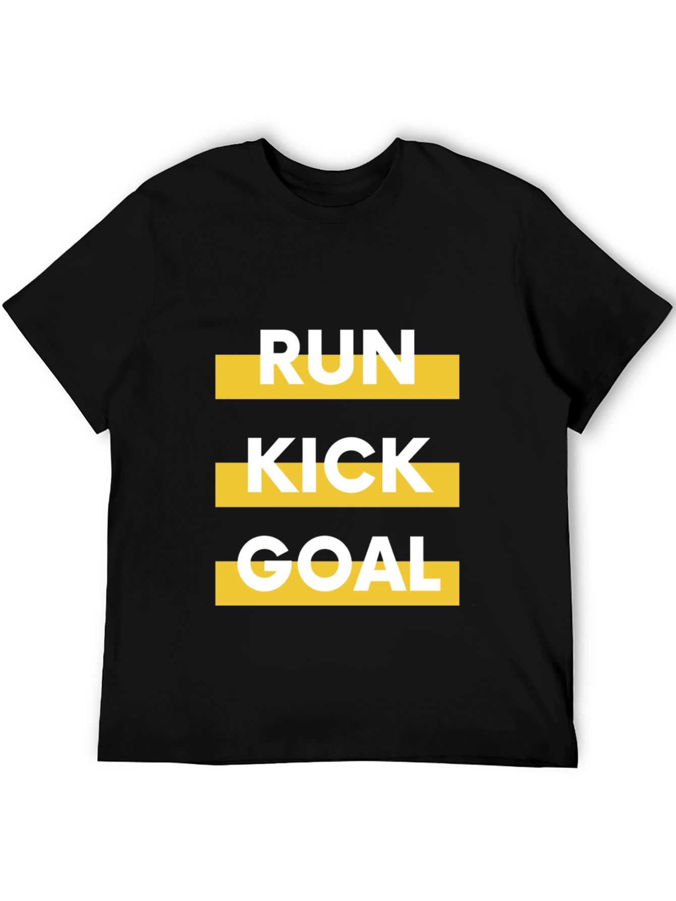 Run Kick Goal T-Shirt - Soccer Sports Tee
