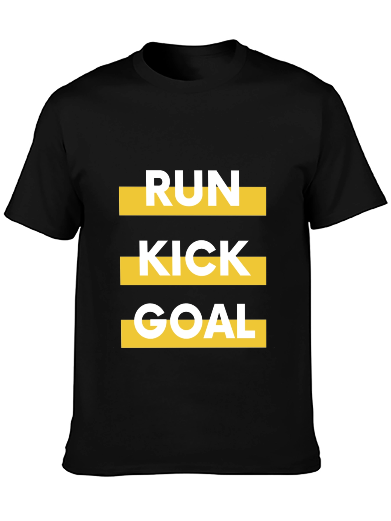 Run Kick Goal T-Shirt - Soccer Sports Tee