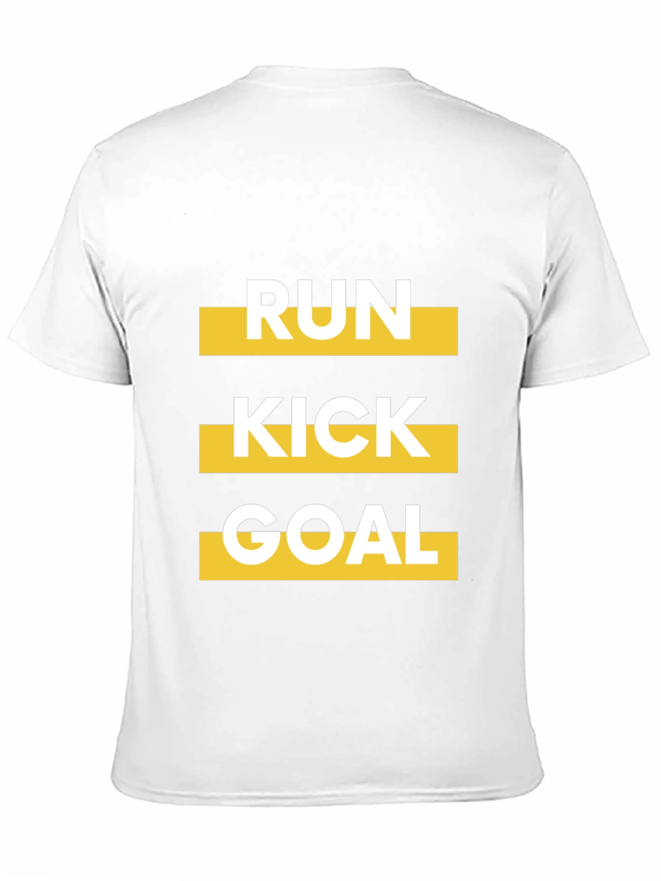 Run Kick Goal T-Shirt - Soccer Sports Tee