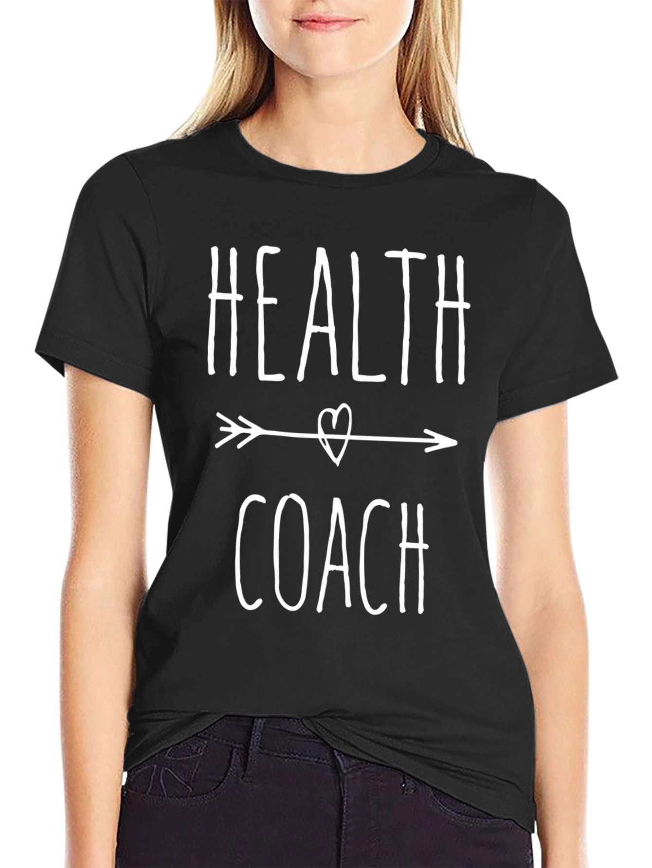 Health Coach Graphic Tee - Motivational Wellness Shirt