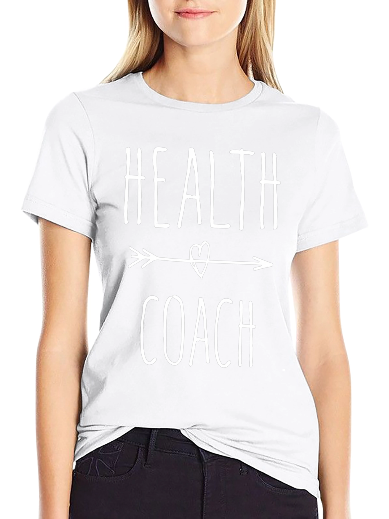 Health Coach Graphic Tee - Motivational Wellness Shirt