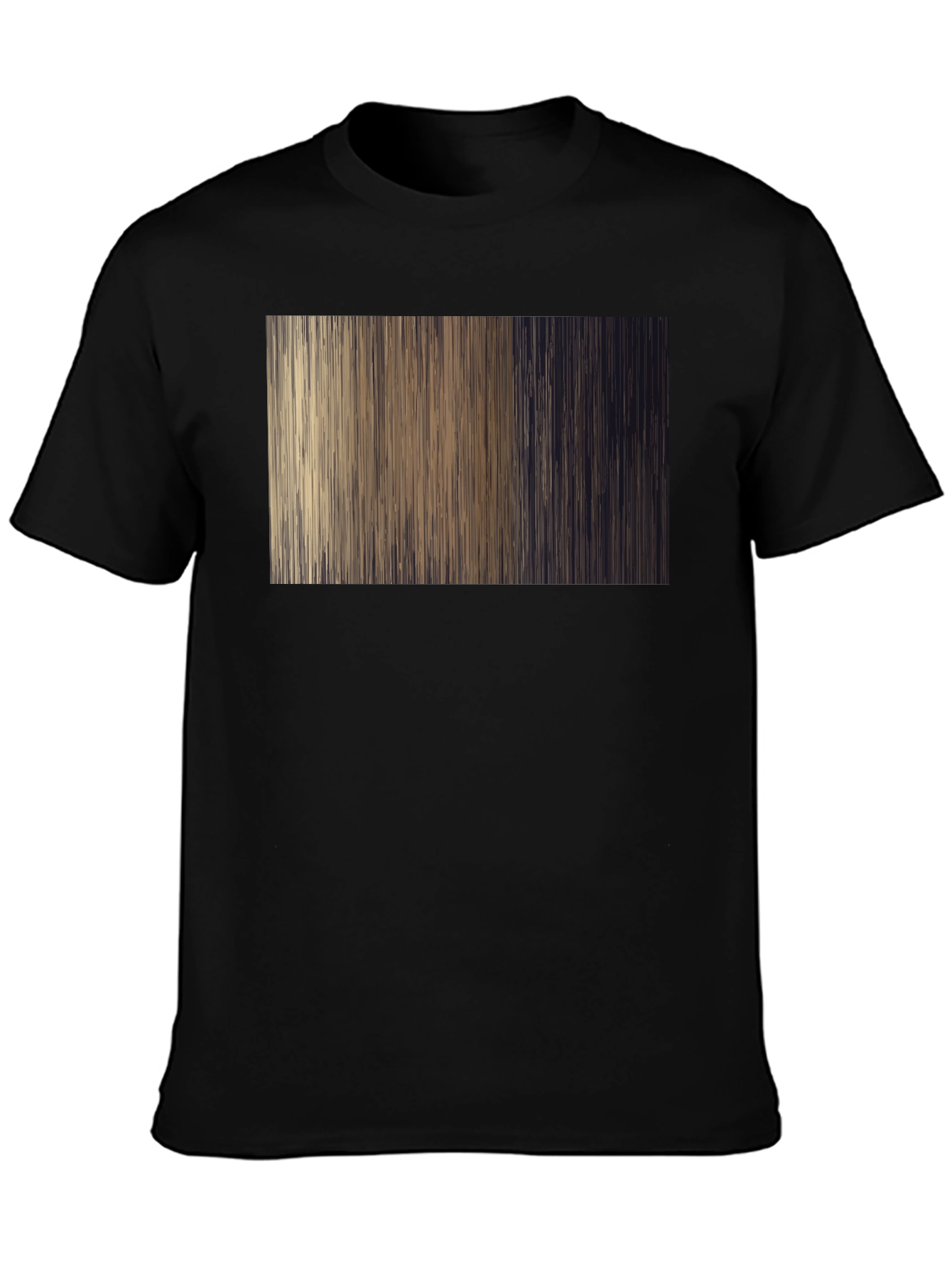 Stylish Graphic Print Black T-Shirt for Men