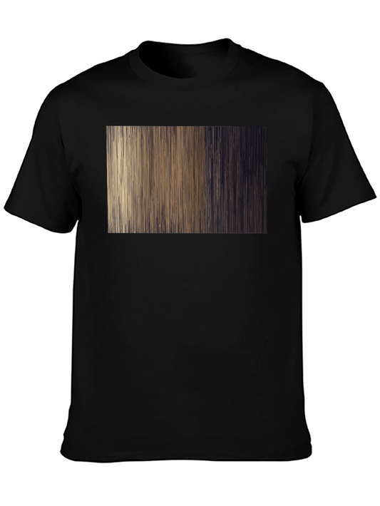 Stylish Graphic Print Black T-Shirt for Men
