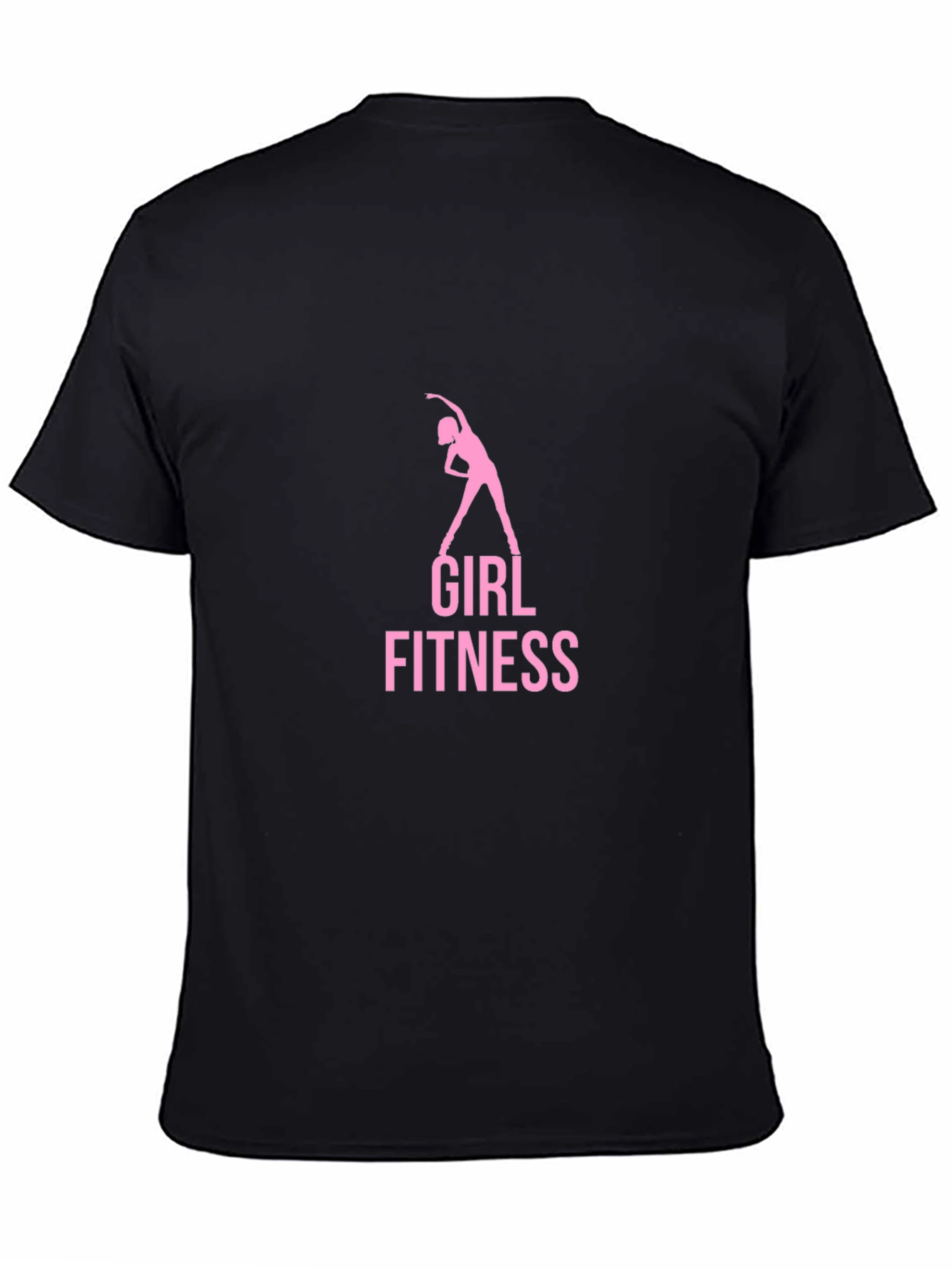 Girl Fitness Black T-Shirt