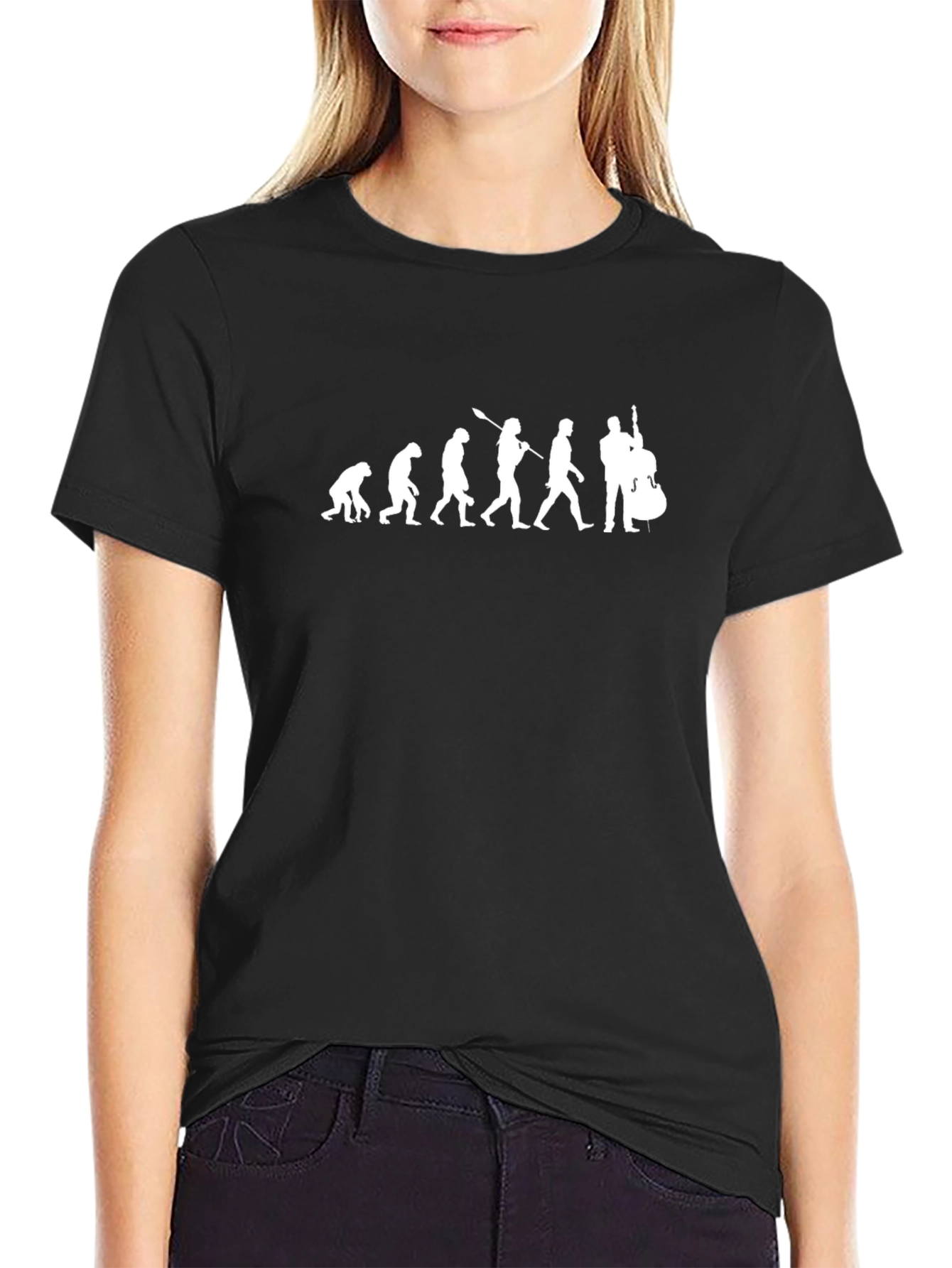Evolution of Music T-Shirt - Black