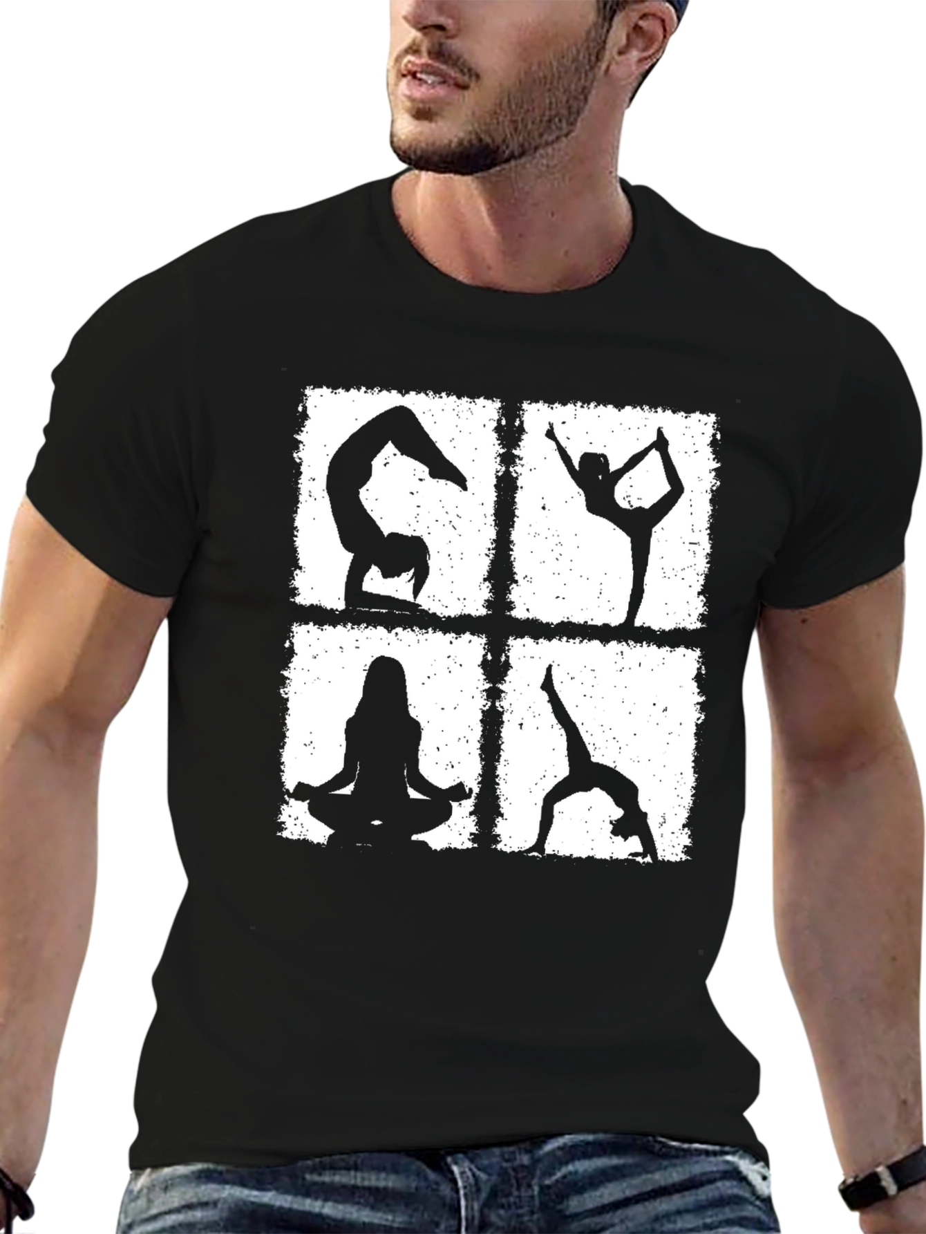 Yoga Pose Silhouette T-Shirt