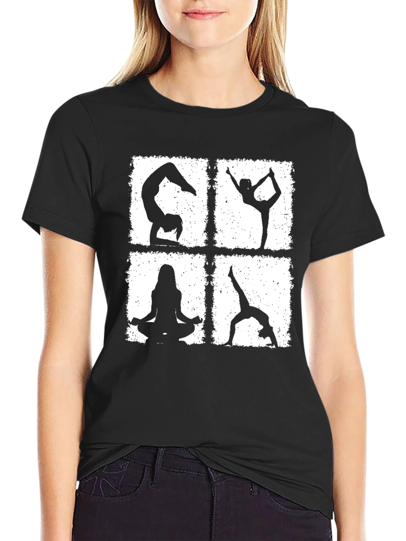 Yoga Pose Silhouette T-Shirt
