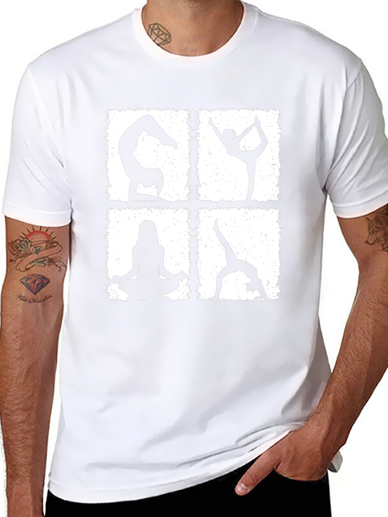 Yoga Pose Silhouette T-Shirt