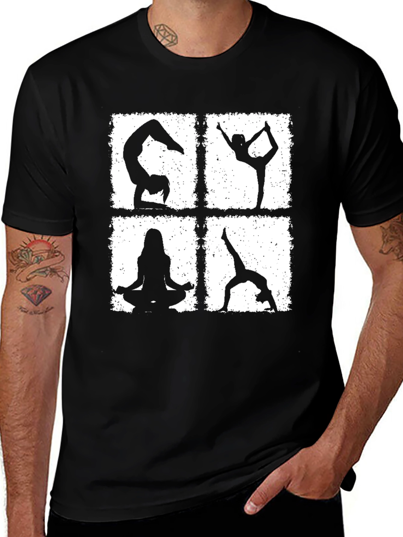 Yoga Pose Silhouette T-Shirt