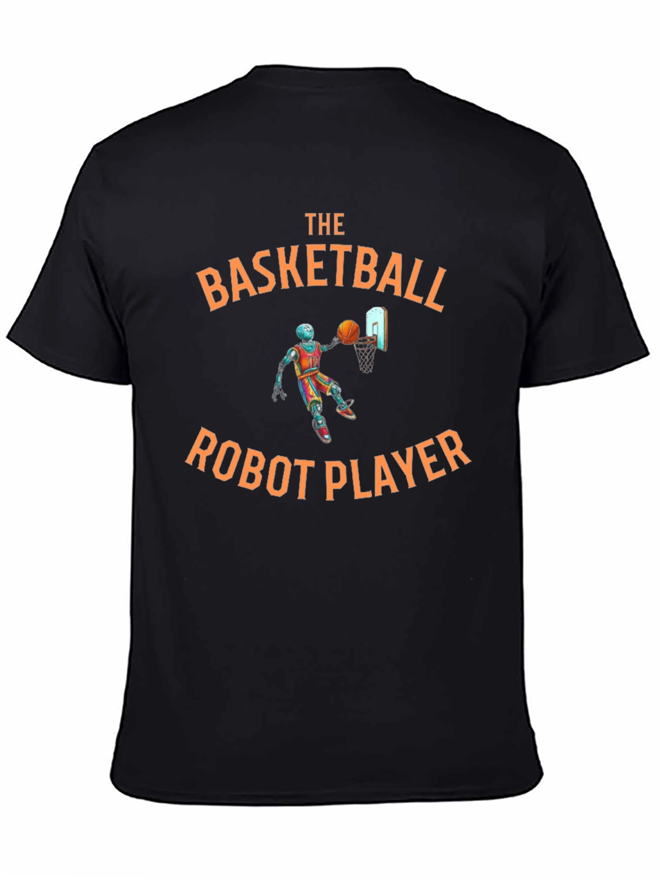Basketball Robot Player Graphic T-Shirt
