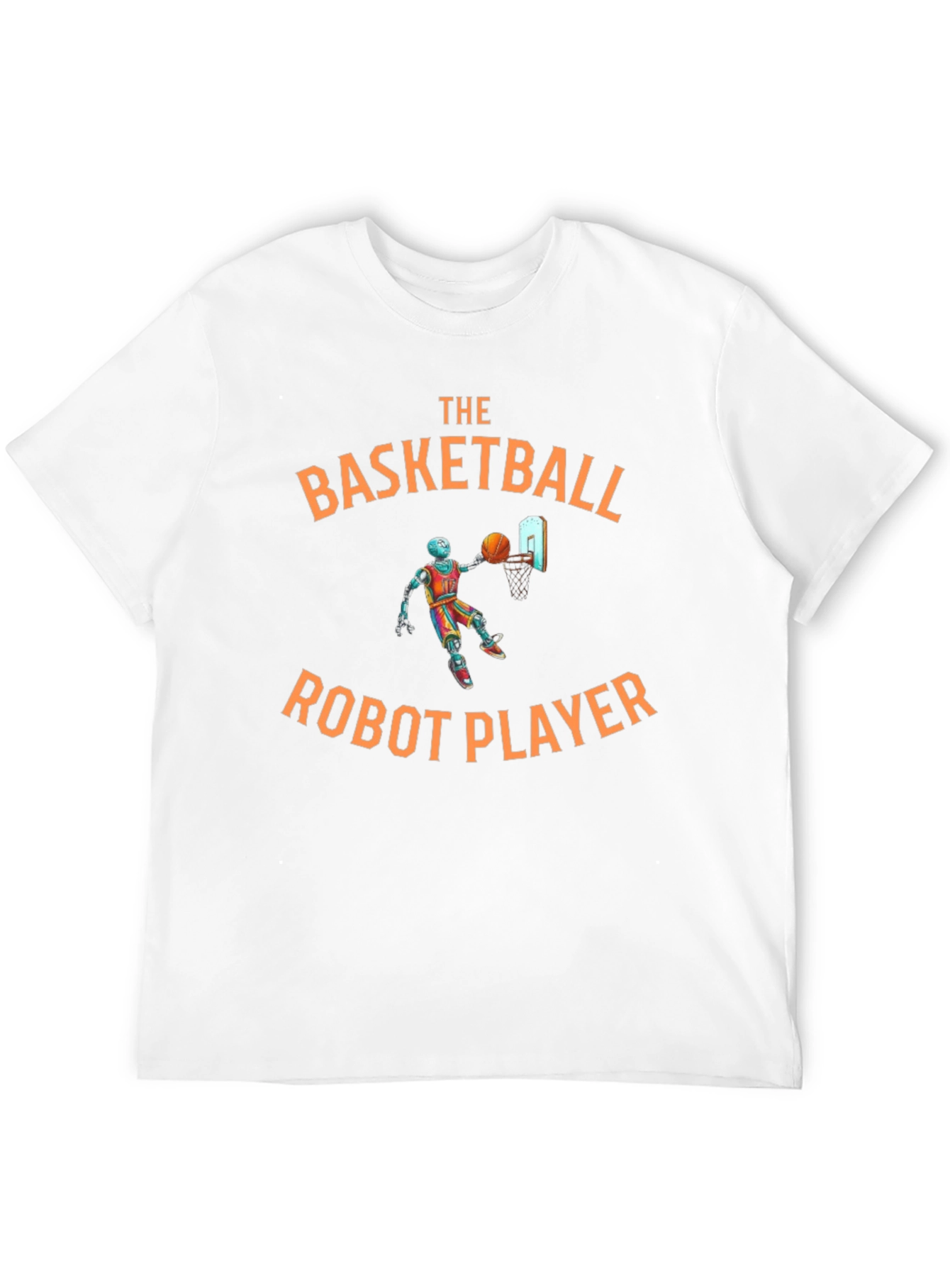 Basketball Robot Player Graphic T-Shirt