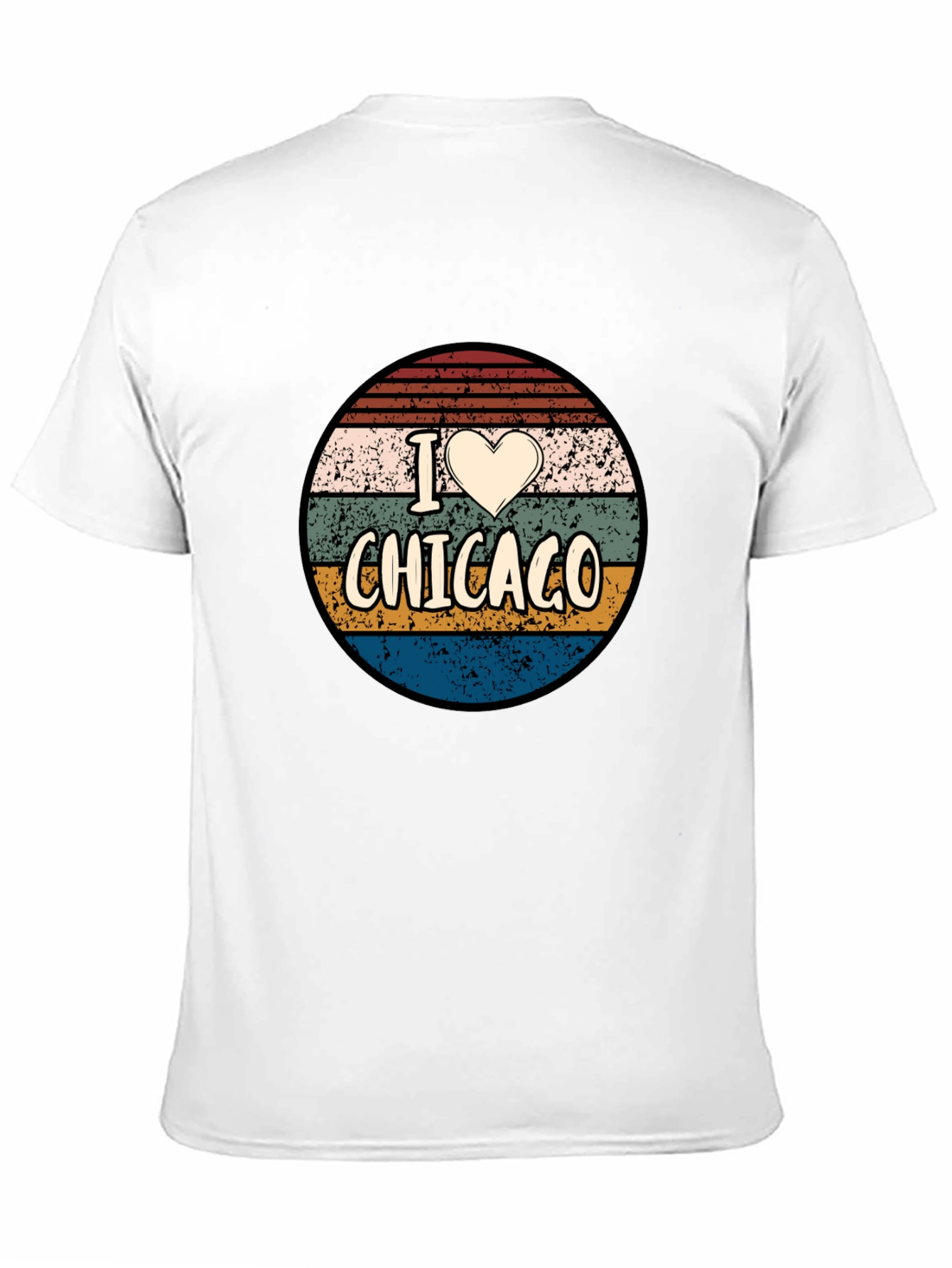 I Heart Chicago Retro Graphic T-Shirt