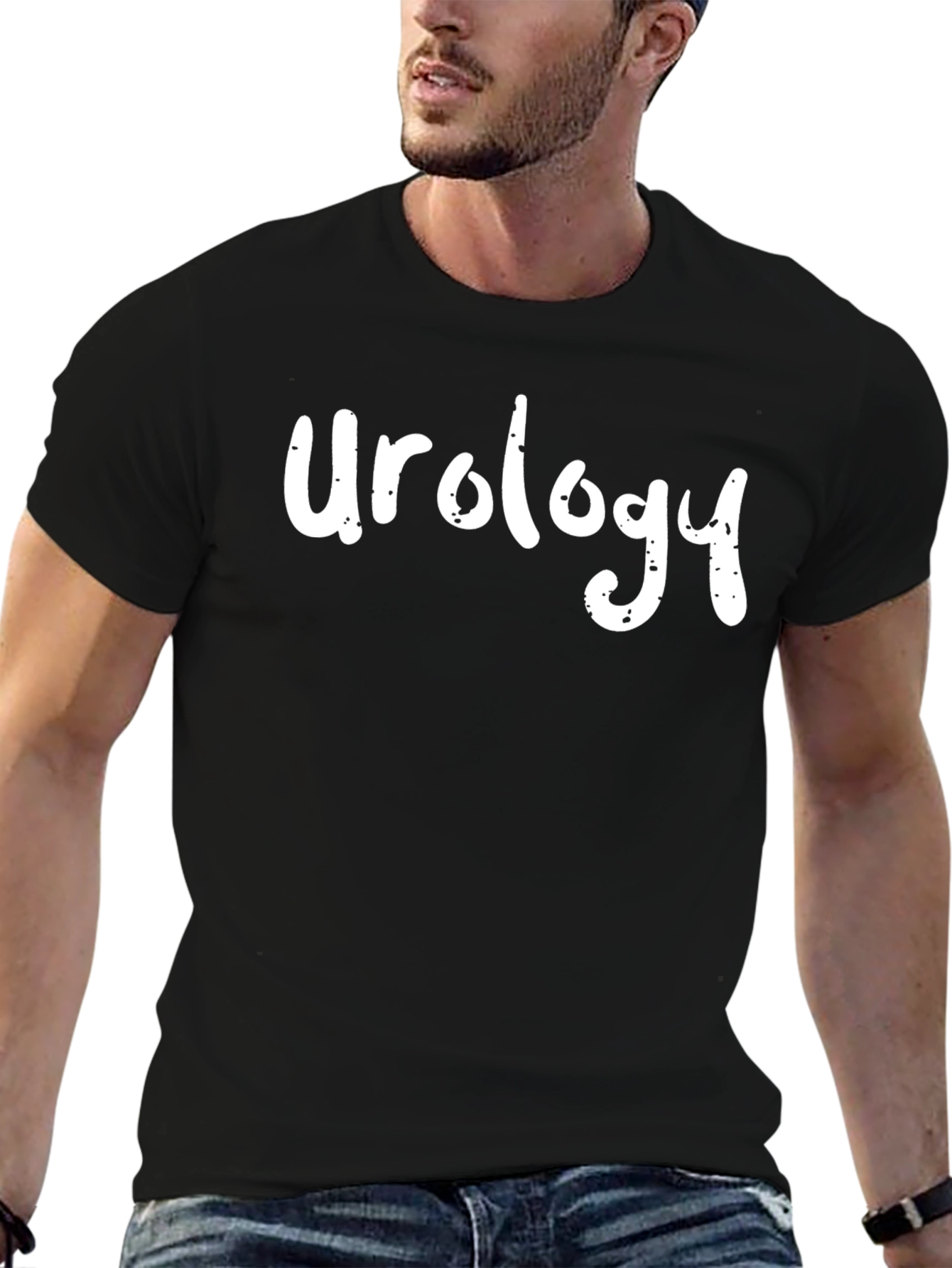 Urology Graphic Tee - Black Cotton T-Shirt