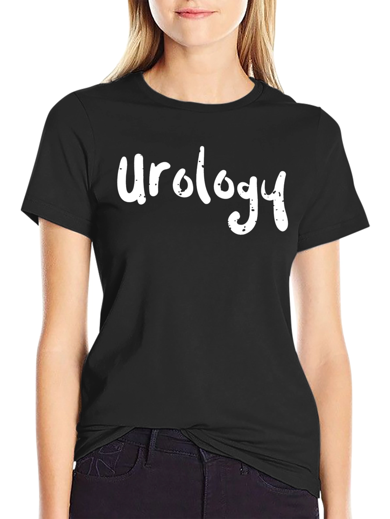 Urology Graphic Tee - Black Cotton T-Shirt