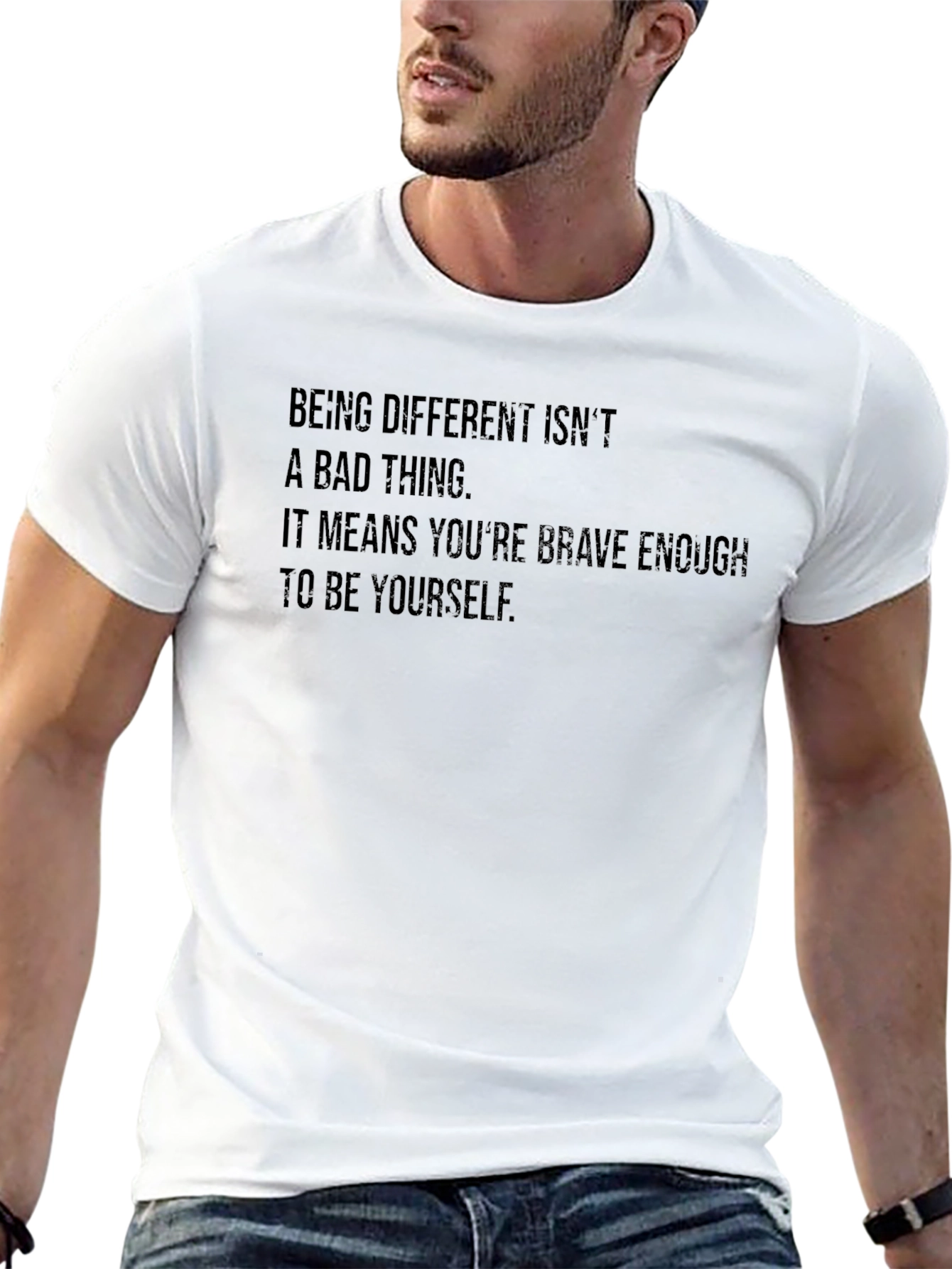 Be Yourself Graphic Tee - Empowering Message