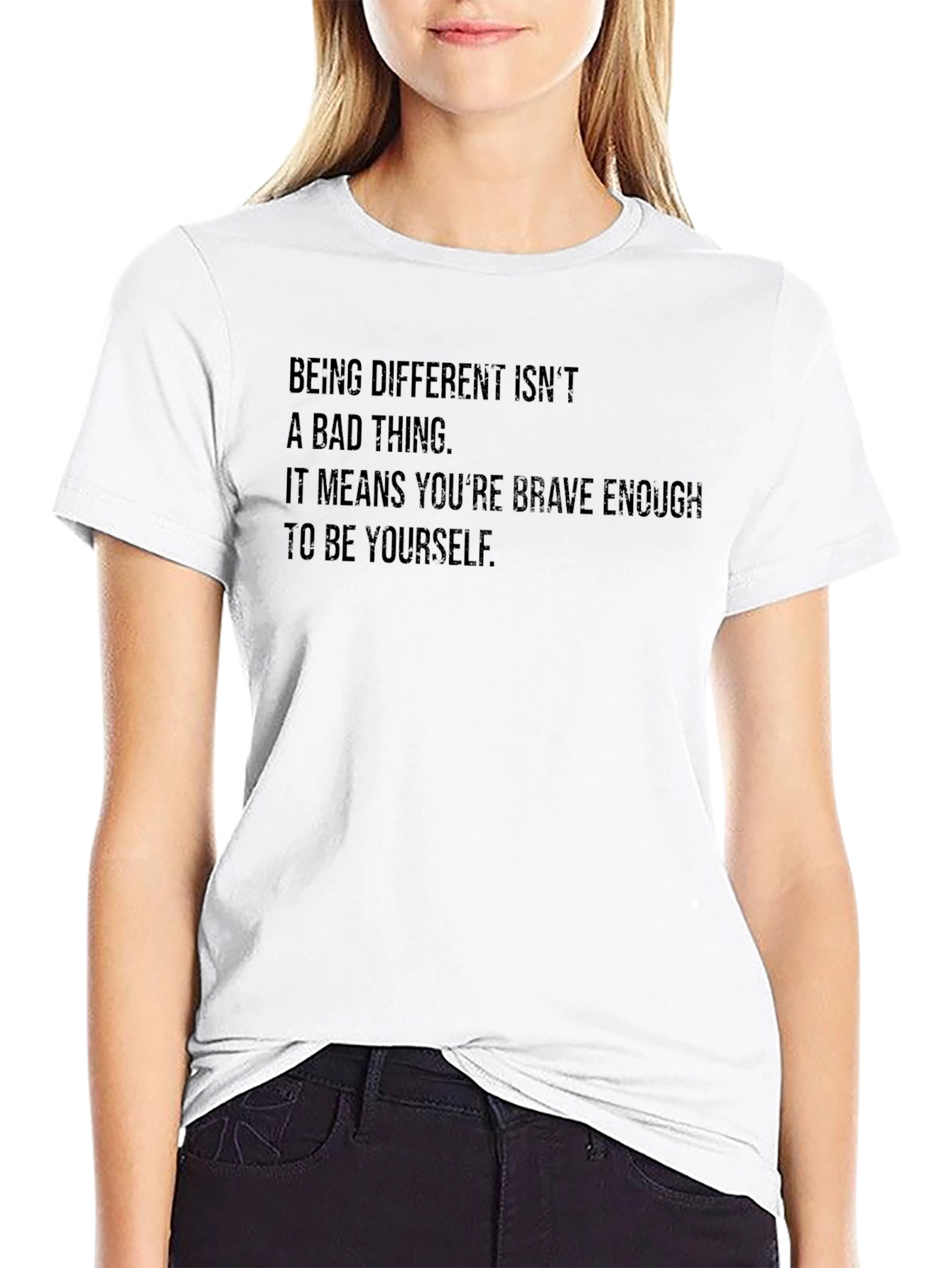 Be Yourself Graphic Tee - Empowering Message