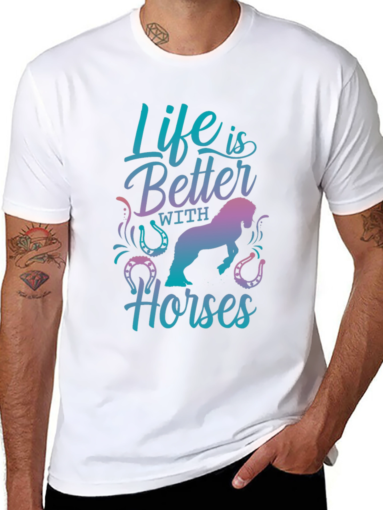 Life is Better with Horses Graphic Tee