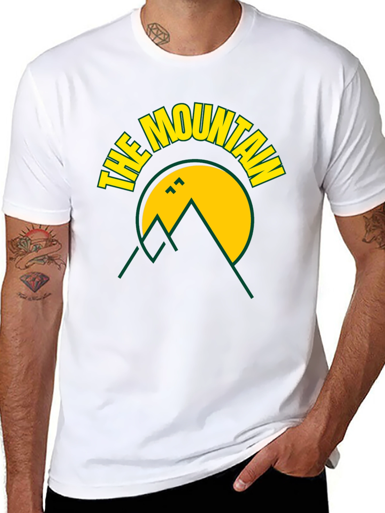 The Mountain Graphic Tee - Black