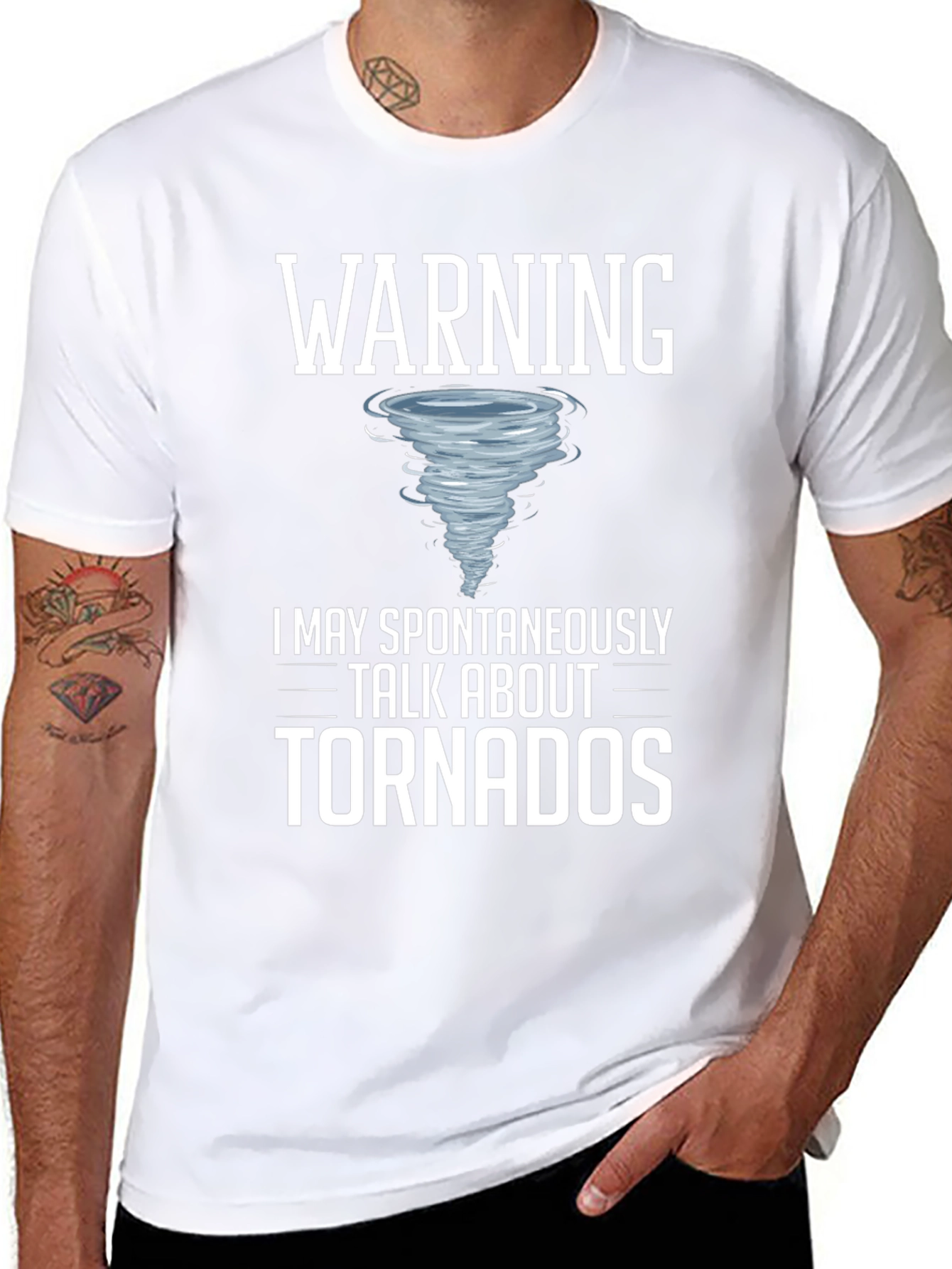 Warning: May Spontaneously Talk About Tornadoes T-Shirt