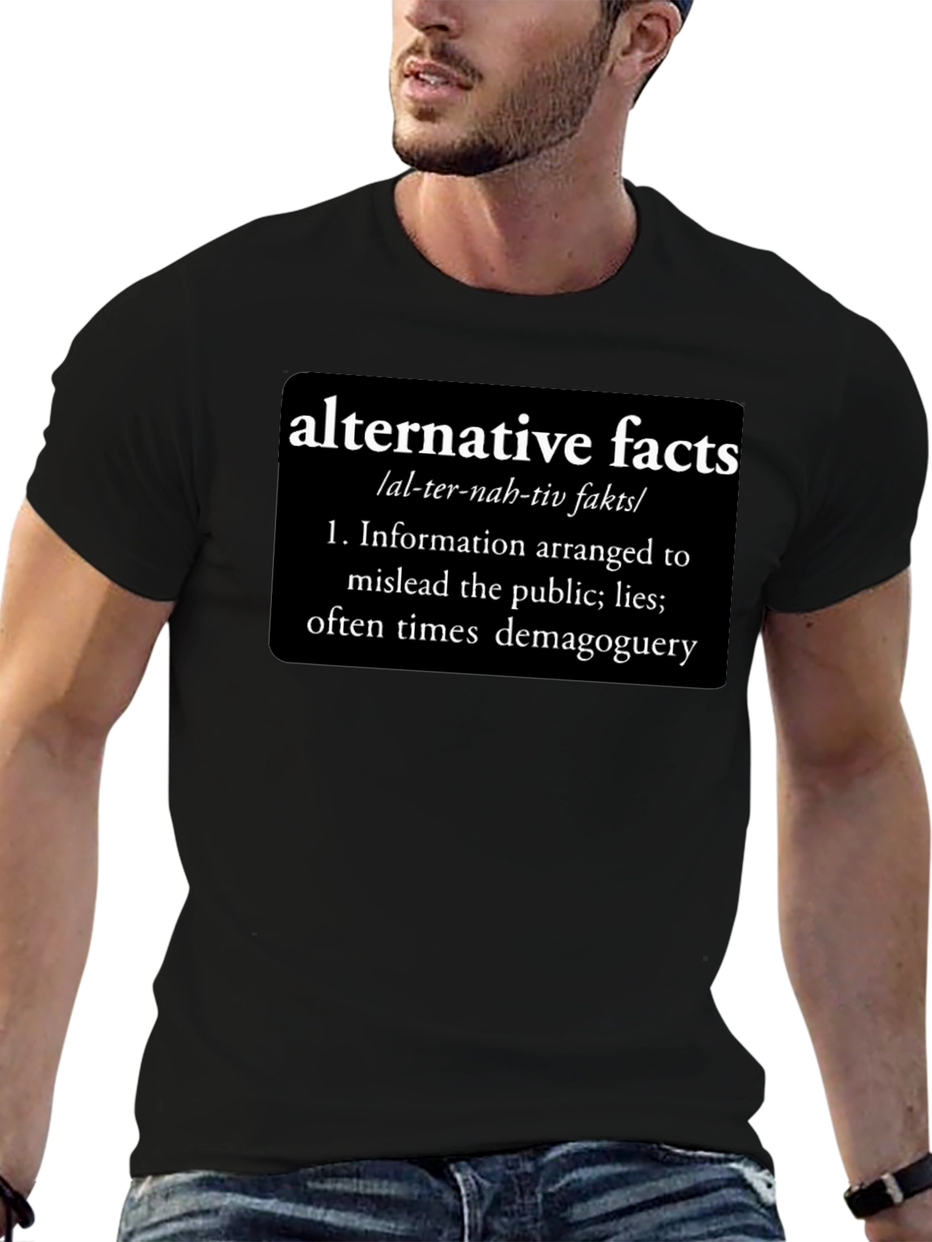 Alternative Facts Definition Graphic Tee - Funny Political Statement