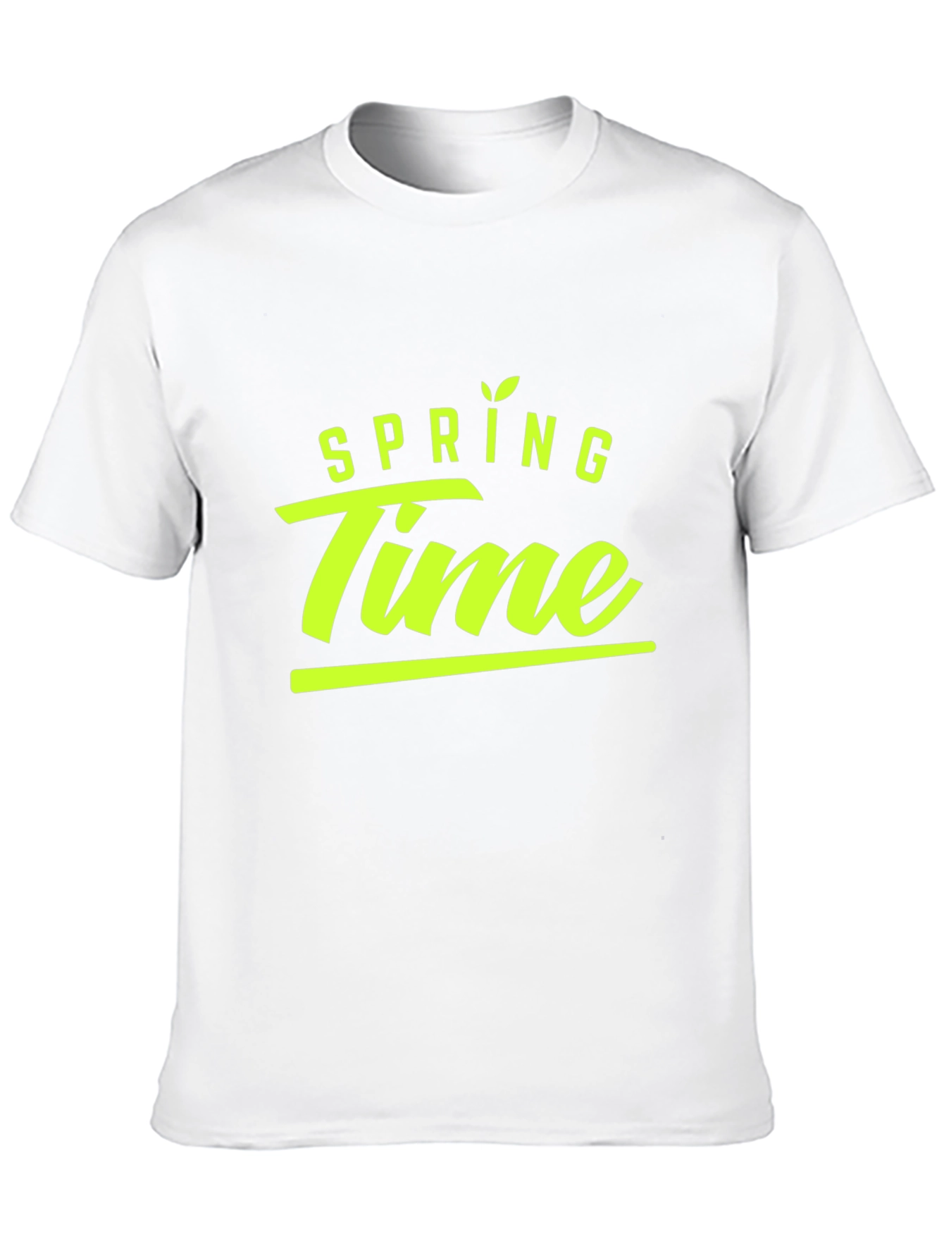 Spring Time Black T-Shirt