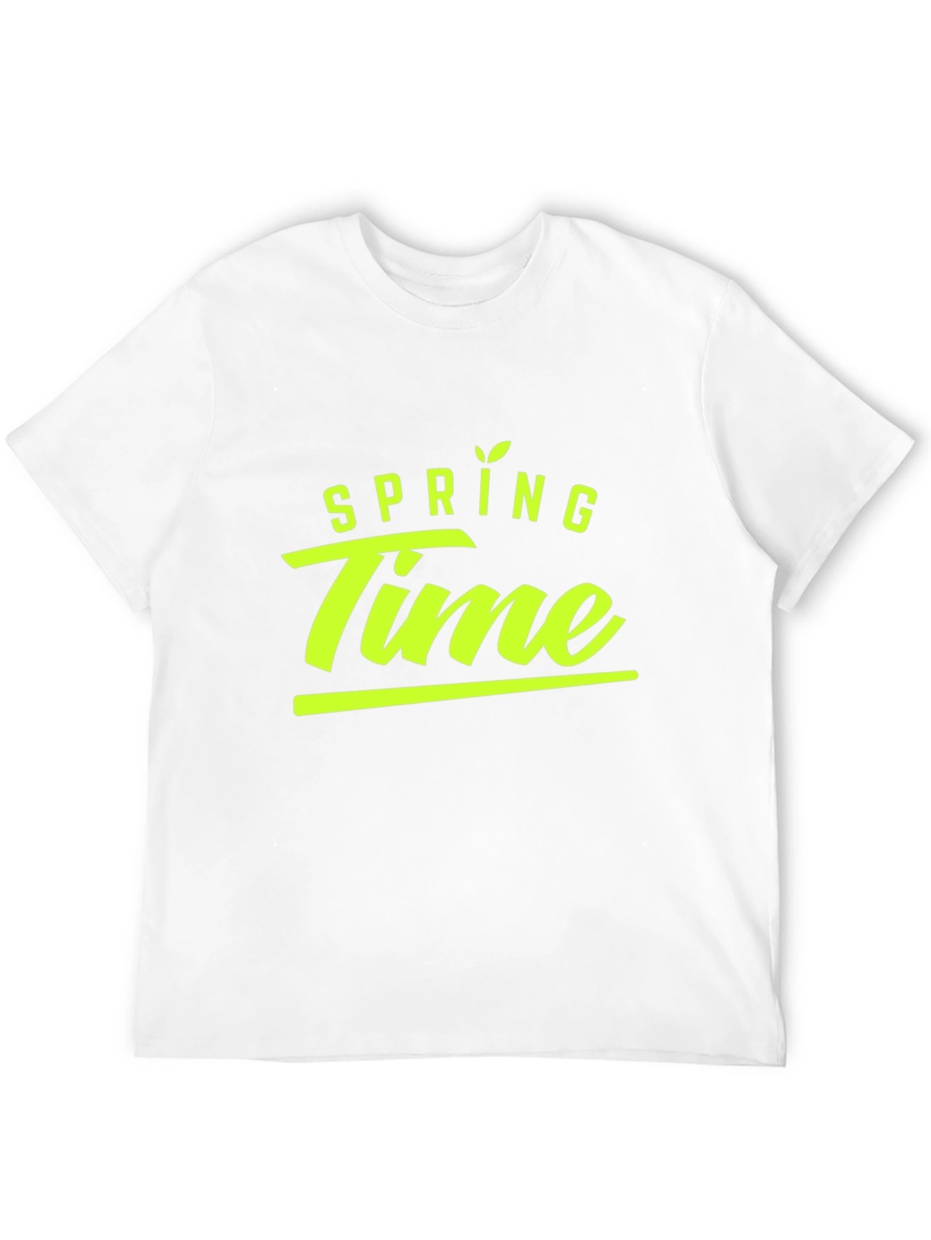 Spring Time Black T-Shirt