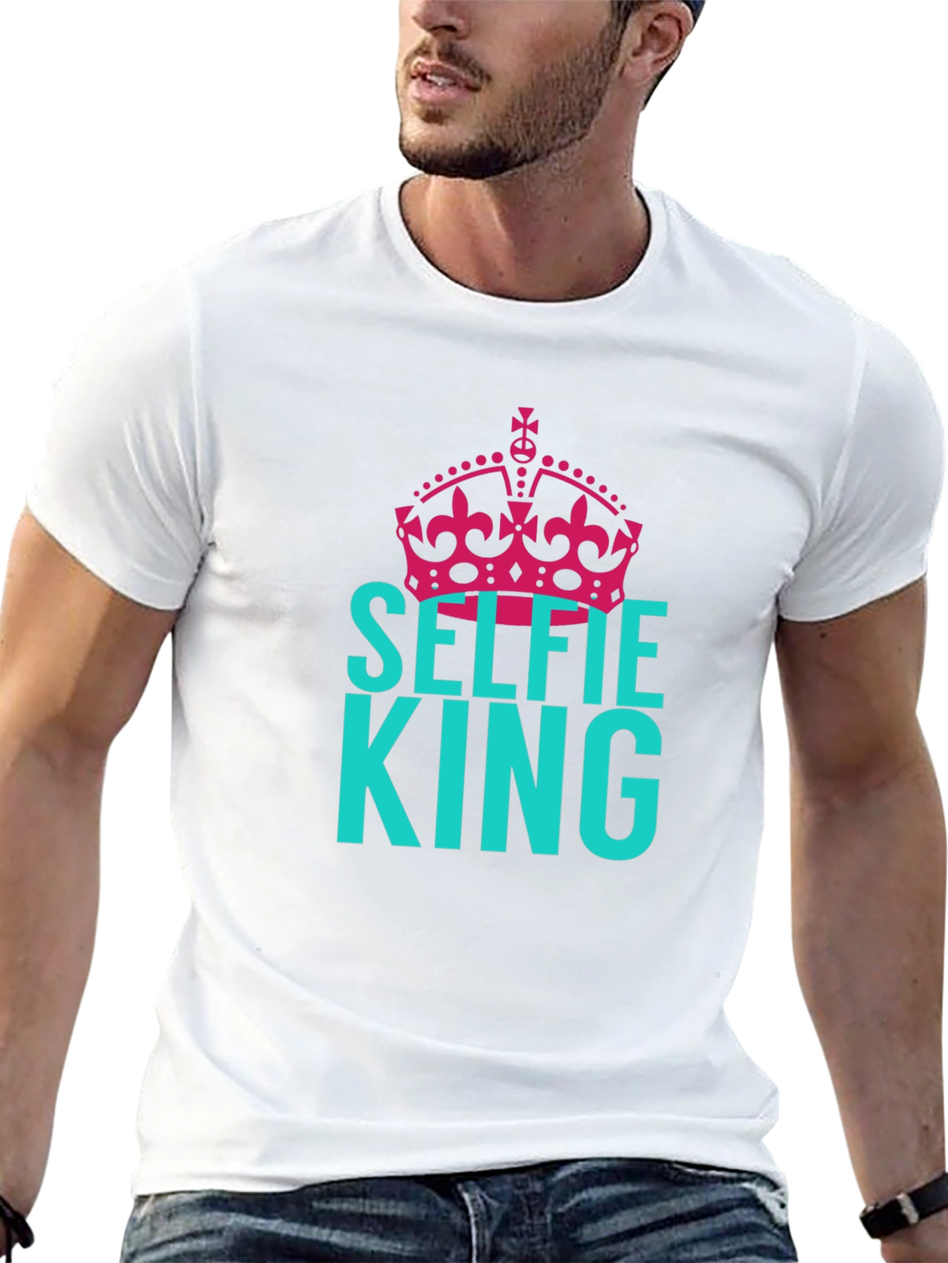 Selfie King Graphic Tee - Cool Design