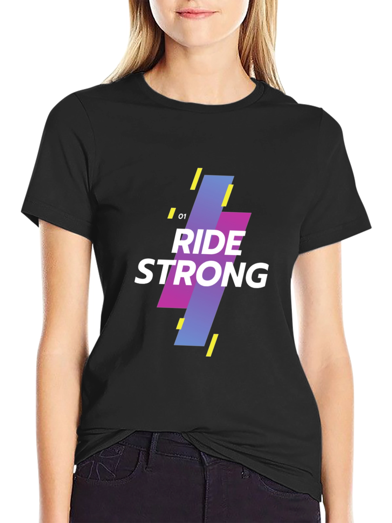Ride Strong Graphic Tee - Black