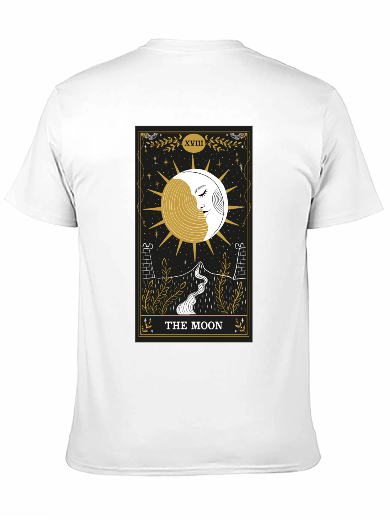 The Moon Tarot Card Graphic T-Shirt
