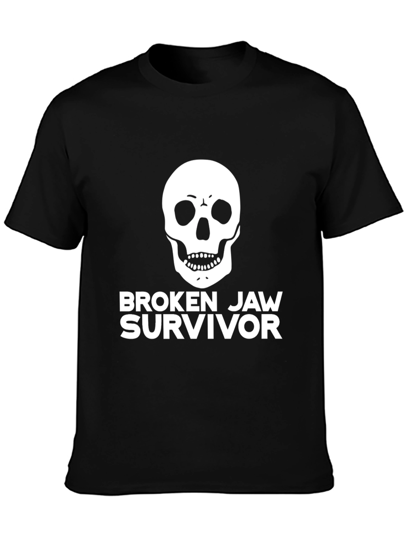 Broken Jaw Survivor Skull Graphic Tee