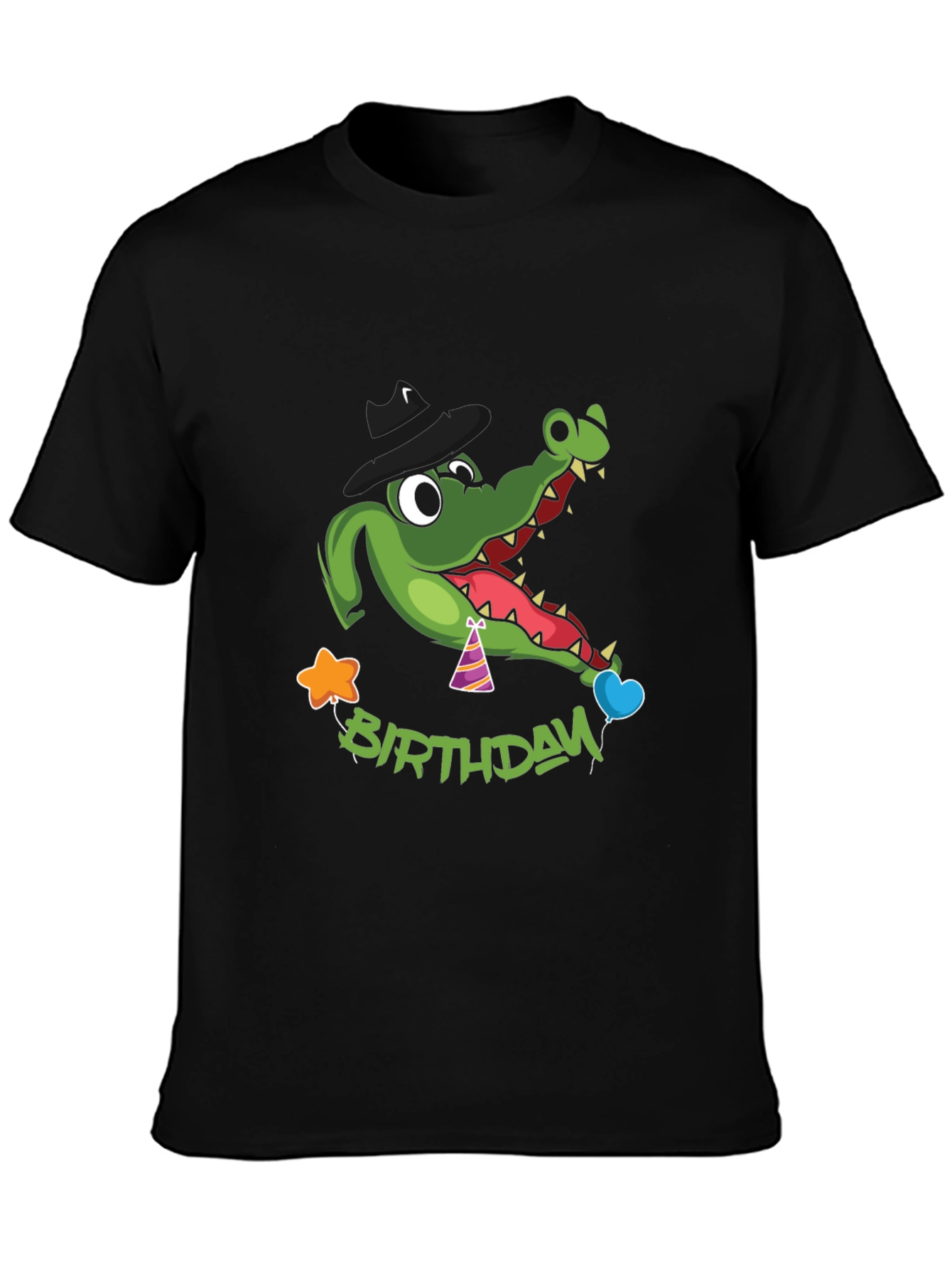 Cartoon Alligator Birthday T-Shirt