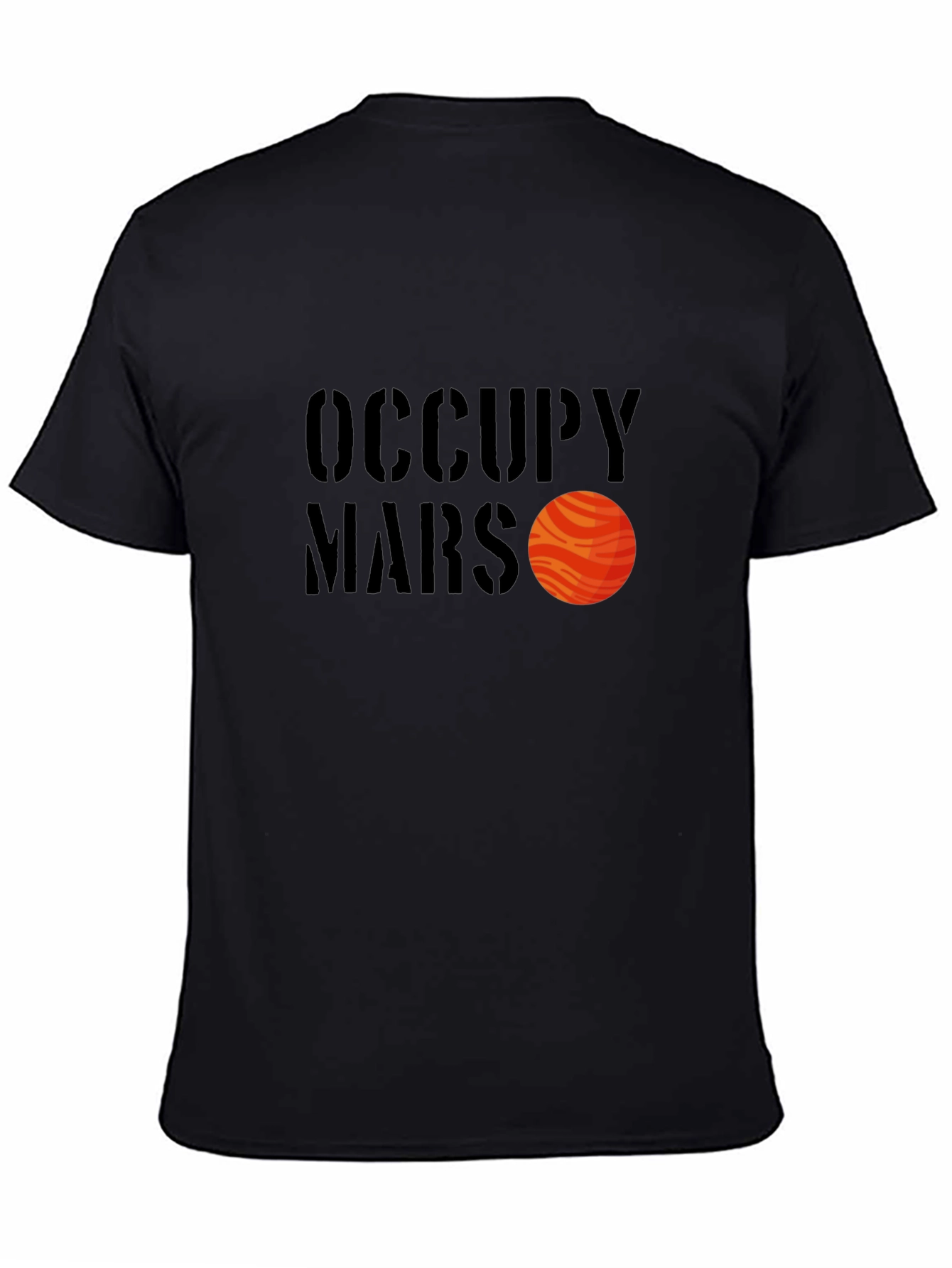 Occupy Mars Graphic T-Shirt - Black