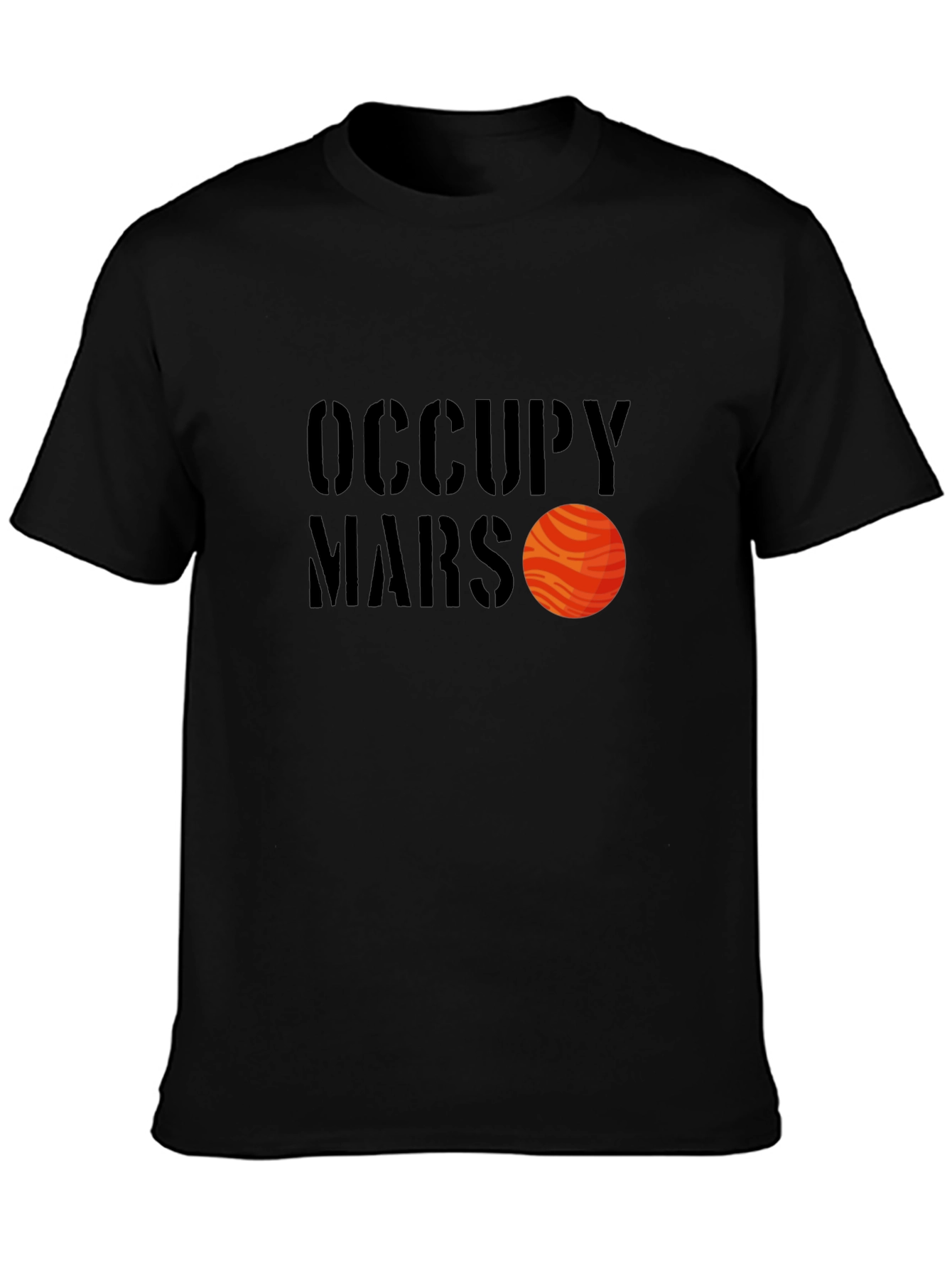 Occupy Mars Graphic T-Shirt - Black
