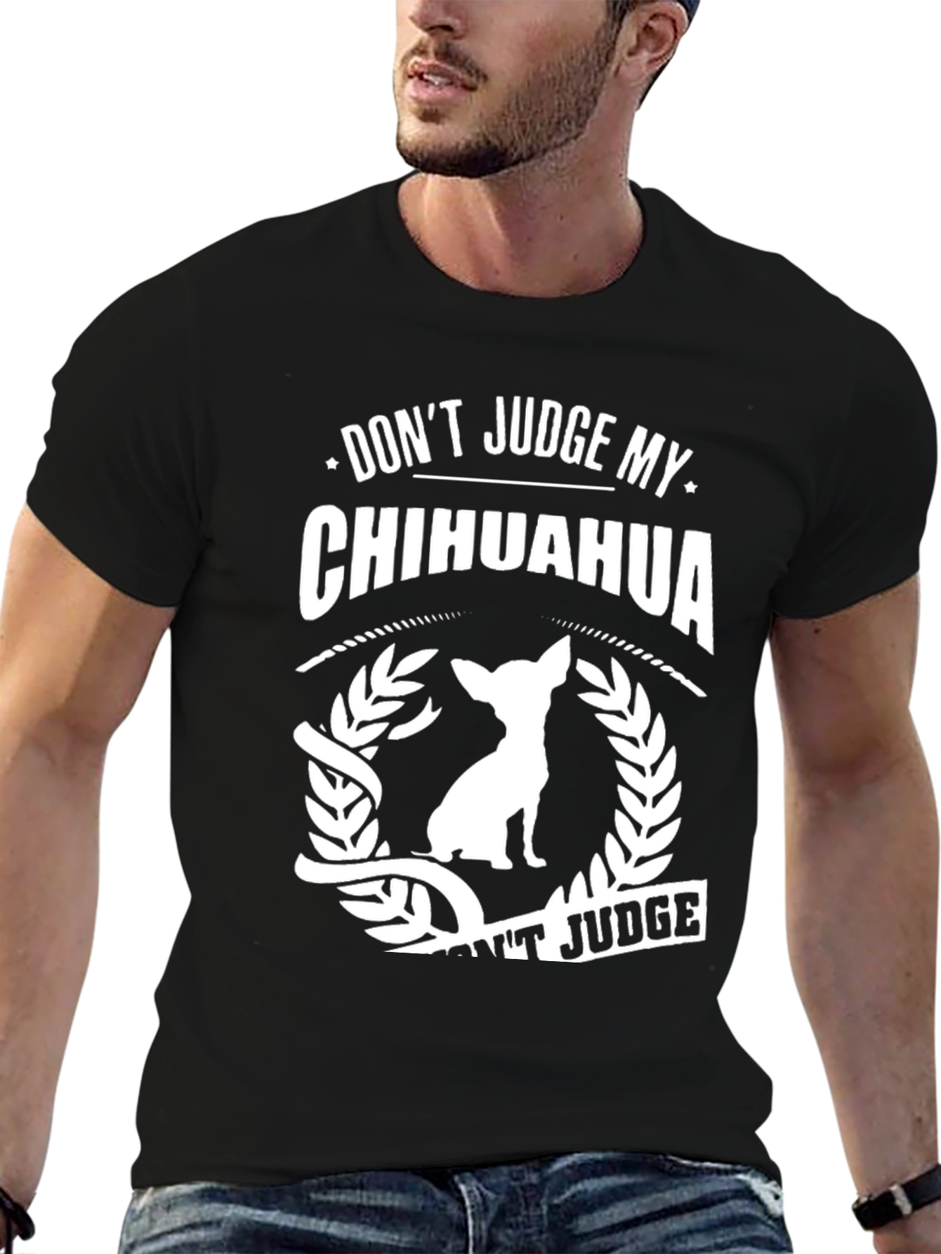 Dont Judge My Chihuahua Black T-Shirt