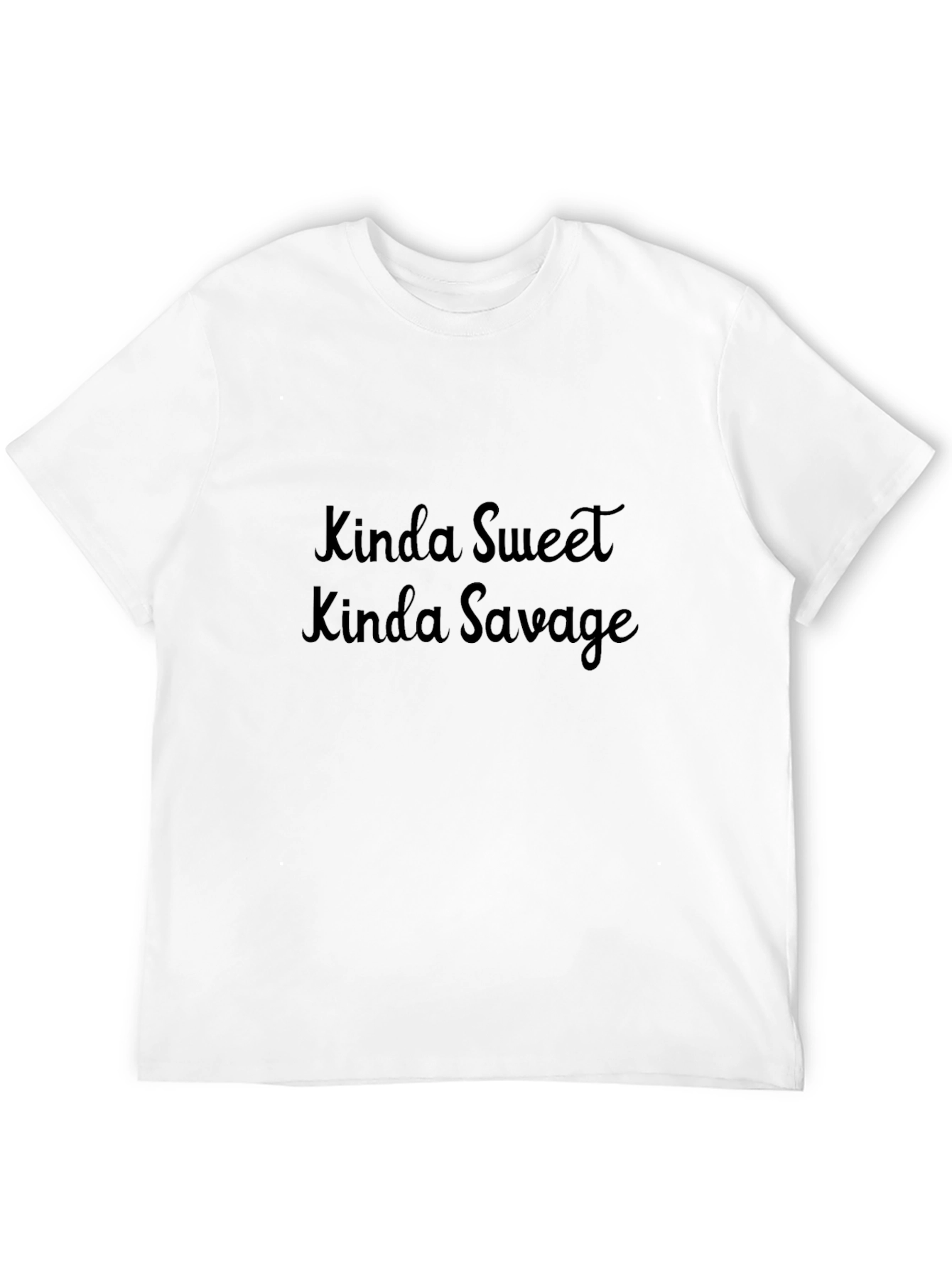 Kinda Sweet Kinda Savage Black Graphic Tee