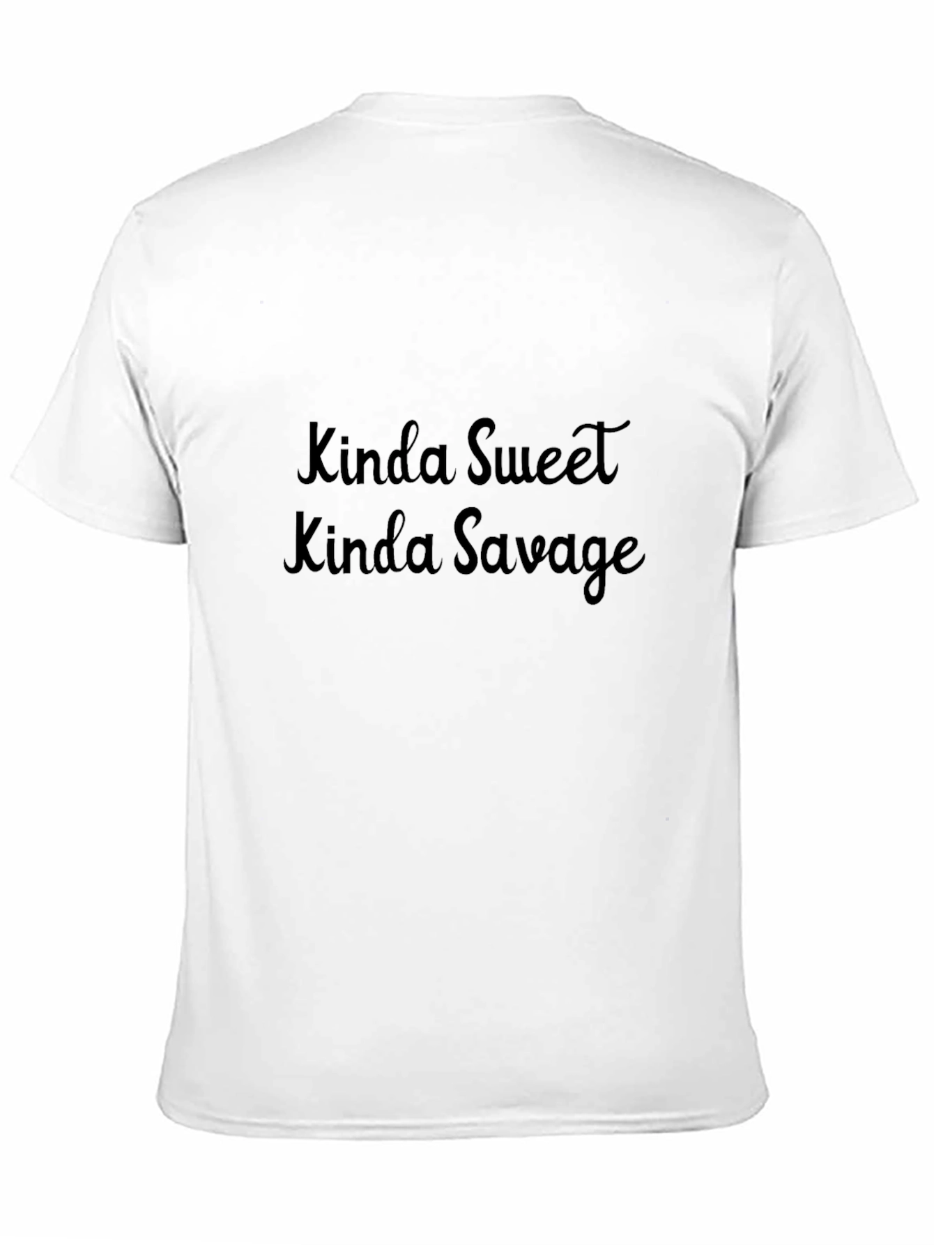 Kinda Sweet Kinda Savage Black Graphic Tee