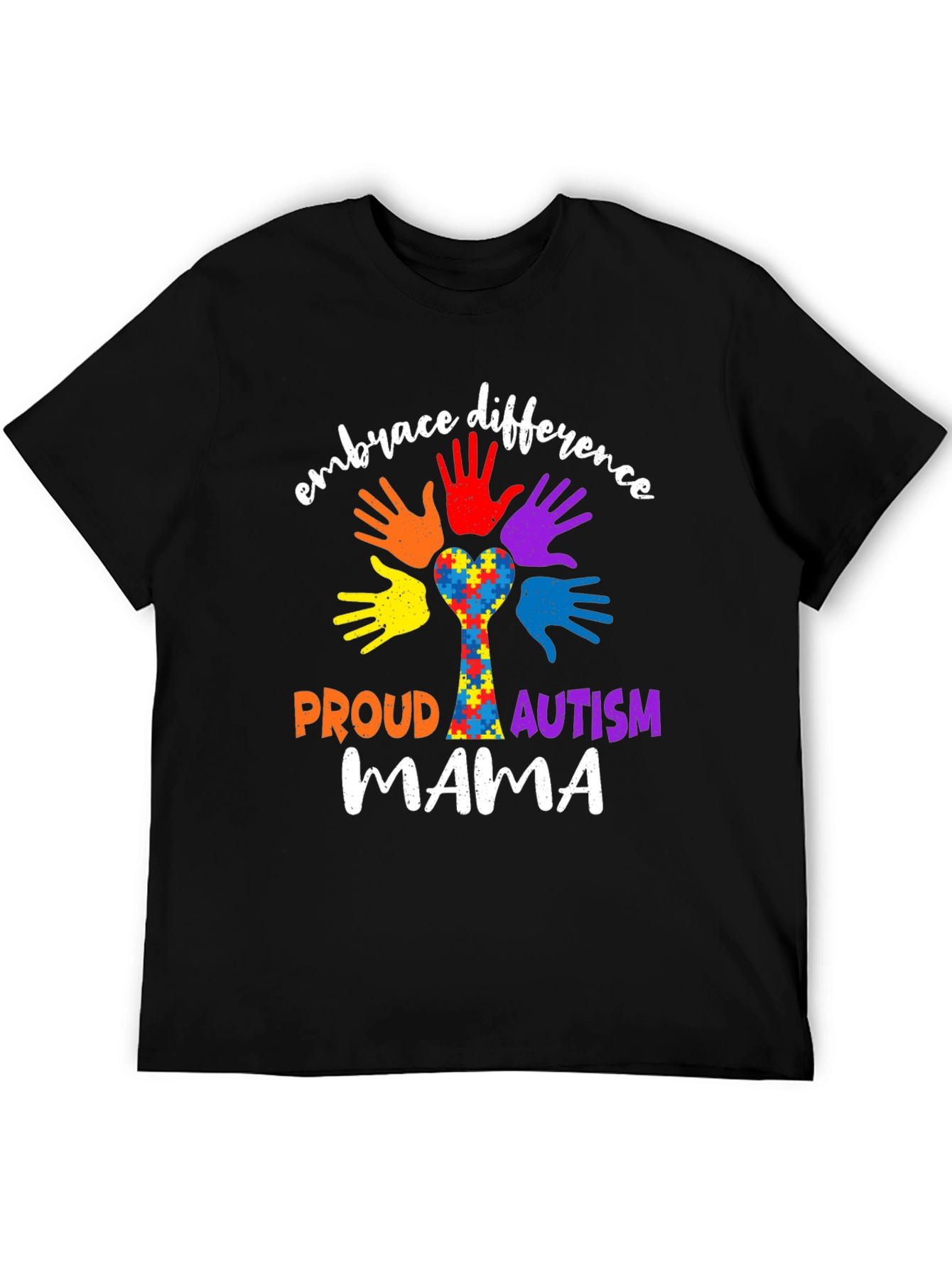 Embrace Difference Autism Awareness T-Shirt