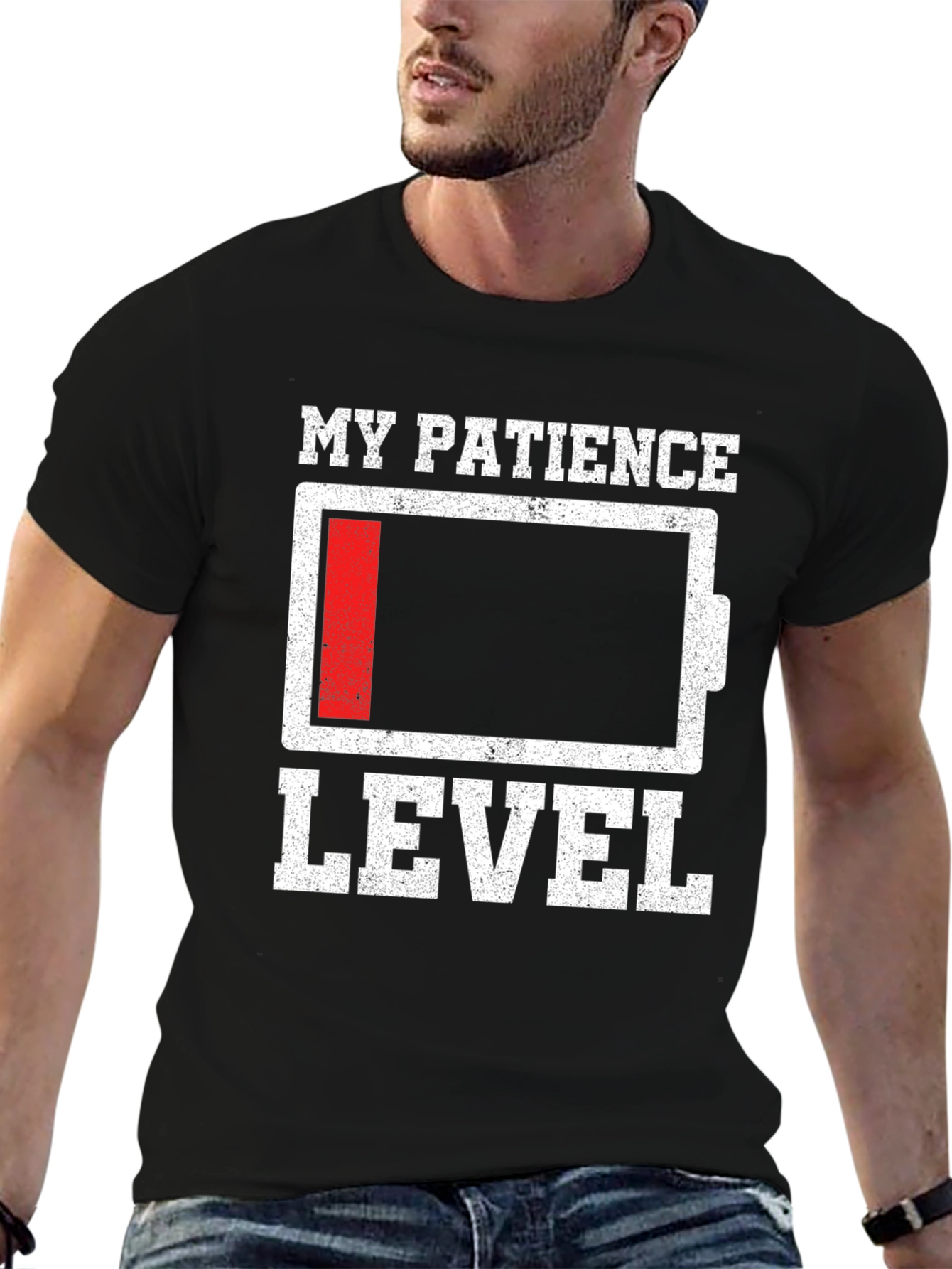 My Patience Level Low Battery T-Shirt