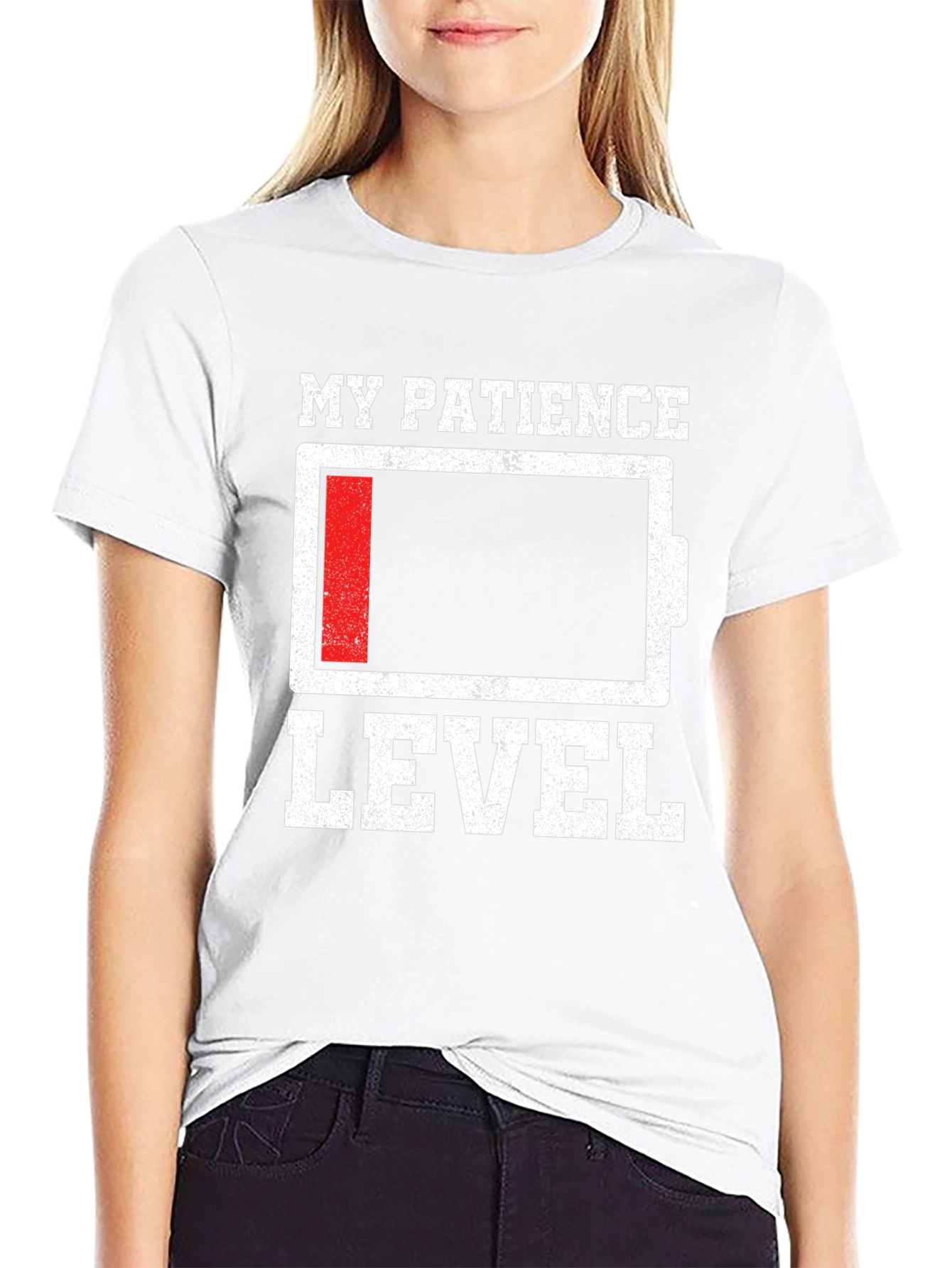 My Patience Level Low Battery T-Shirt