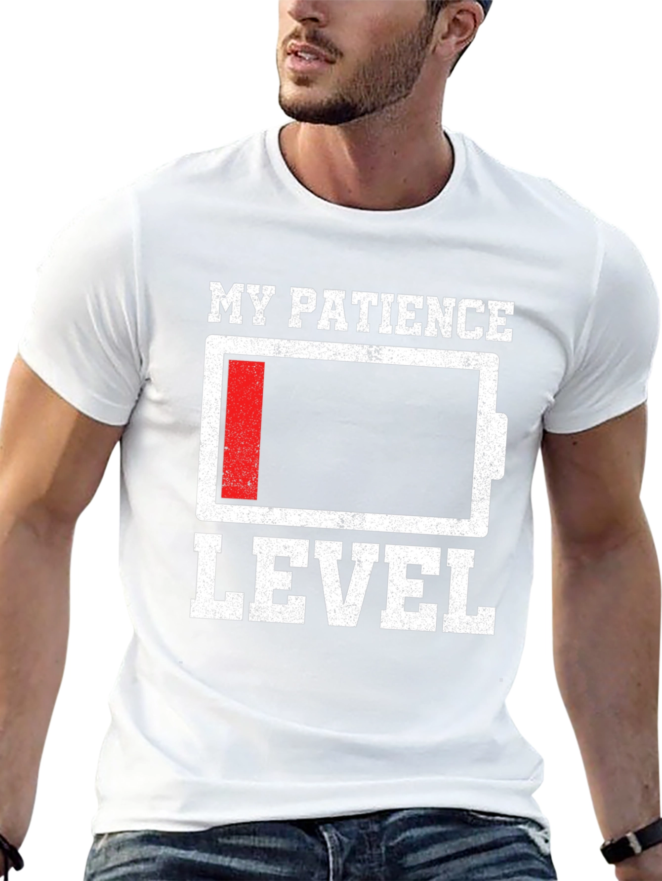 My Patience Level Low Battery T-Shirt