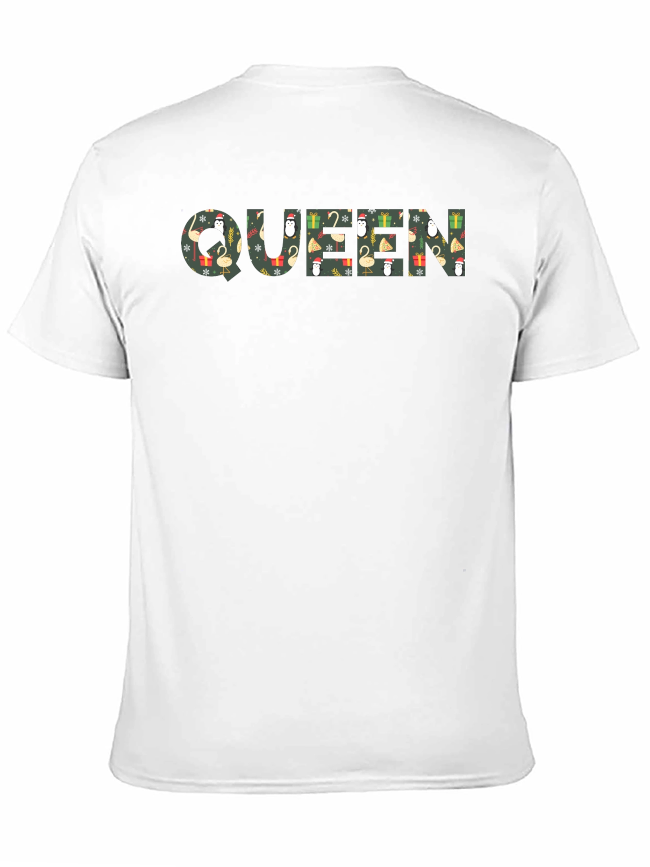 Queen Christmas Pattern Graphic Tee
