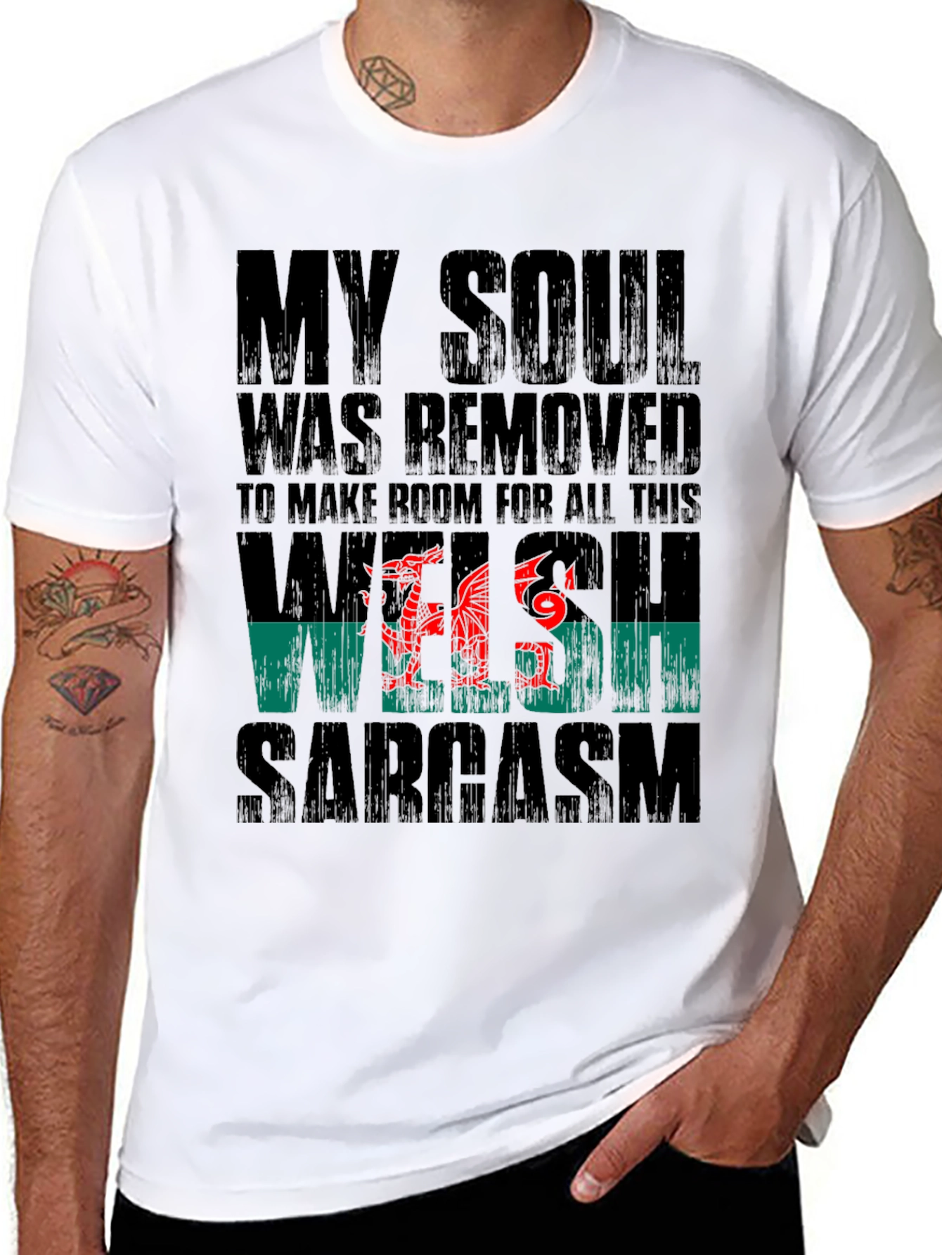 Welsh Sarcasm T-Shirt | My Soul Was Removed