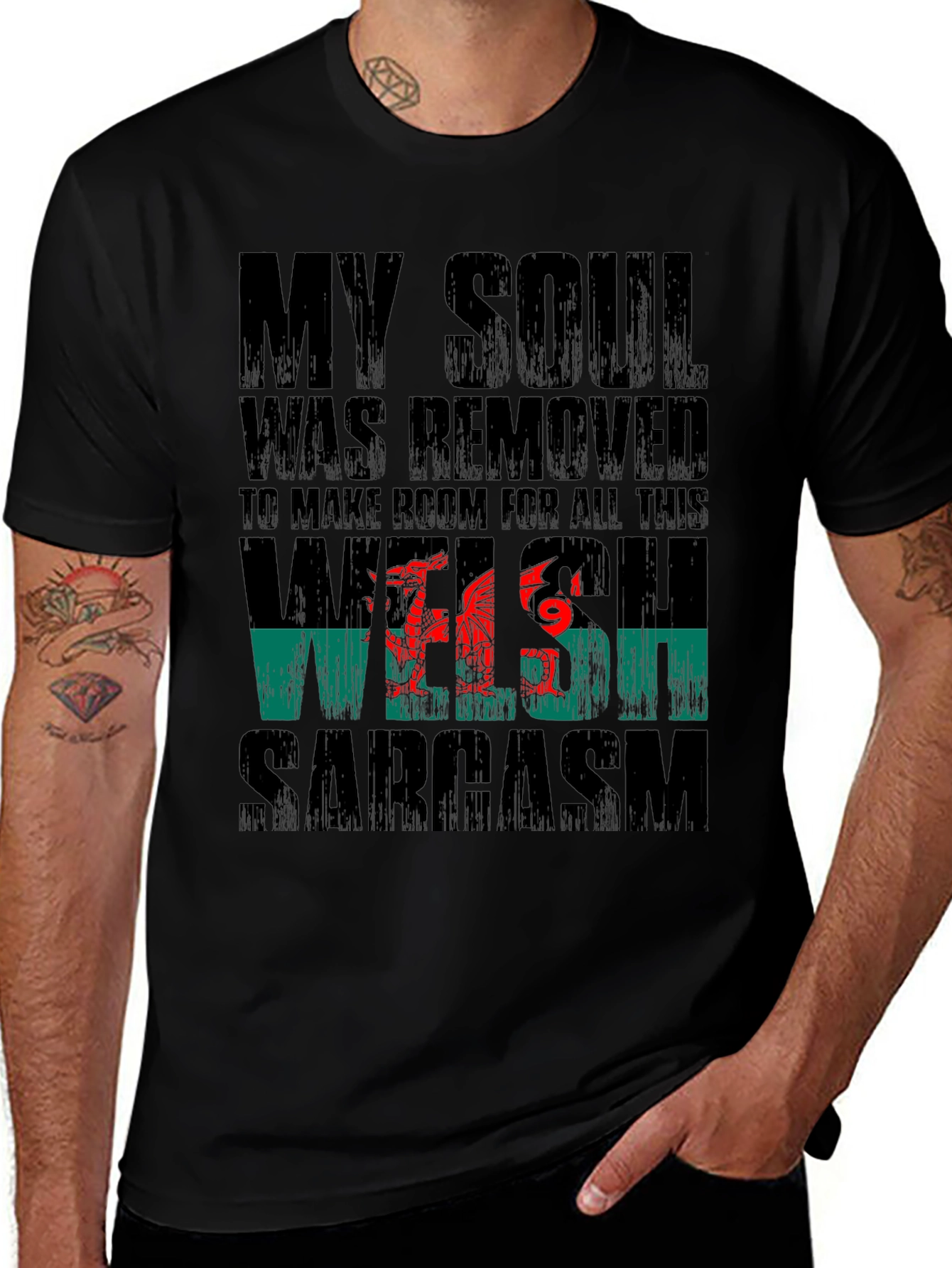 Welsh Sarcasm T-Shirt | My Soul Was Removed