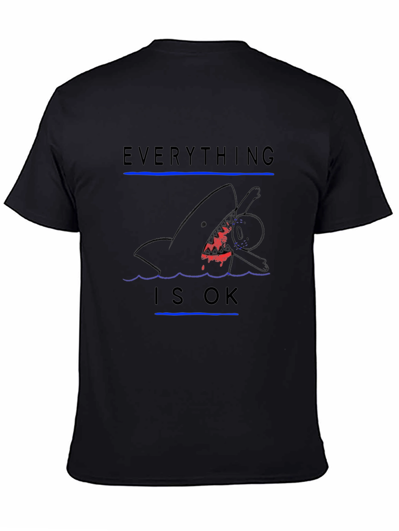 Everything is OK Graphic Print T-Shirt